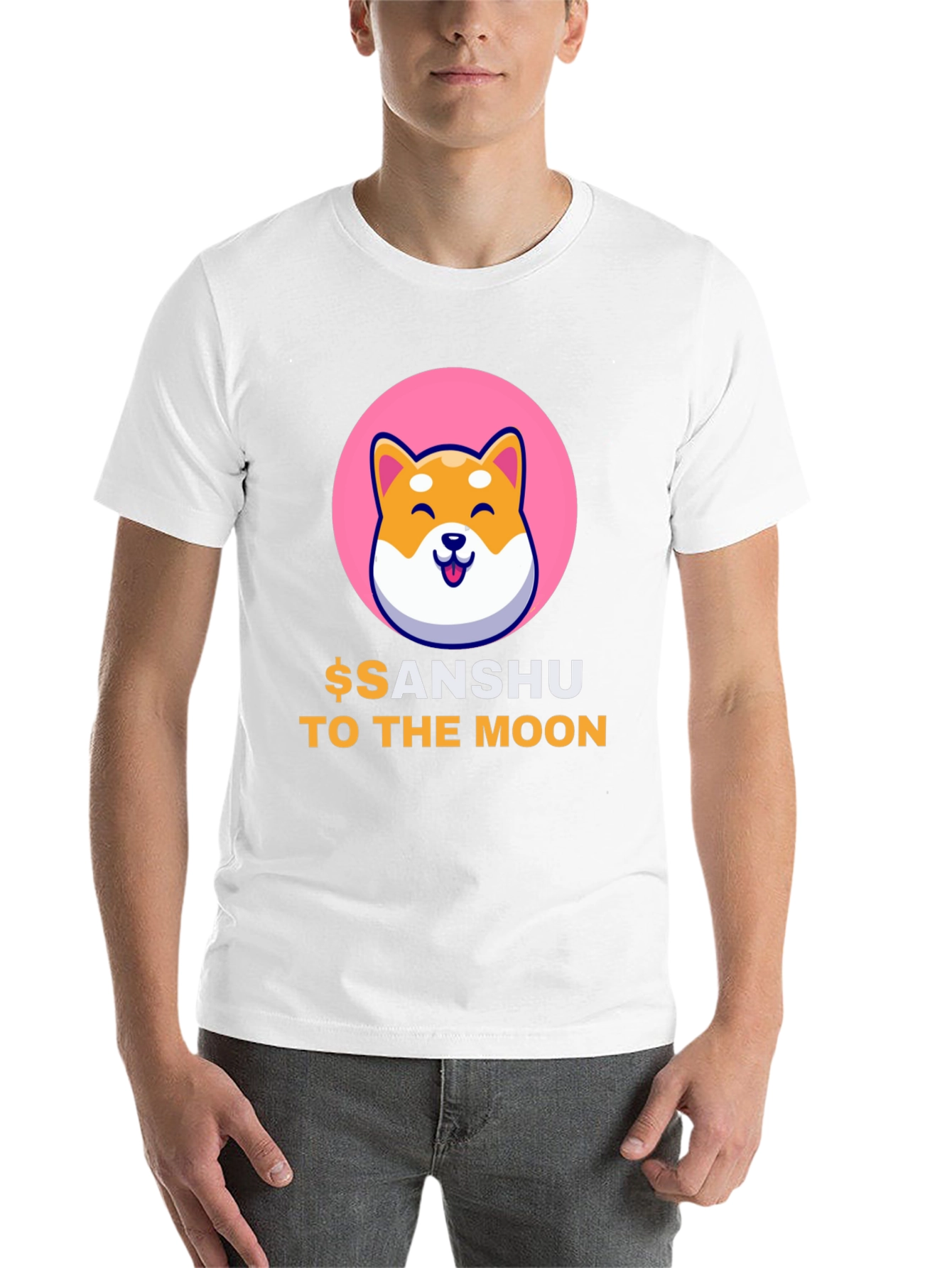 Black Sanshu Crypto T-Shirt - To the Moon! view 14