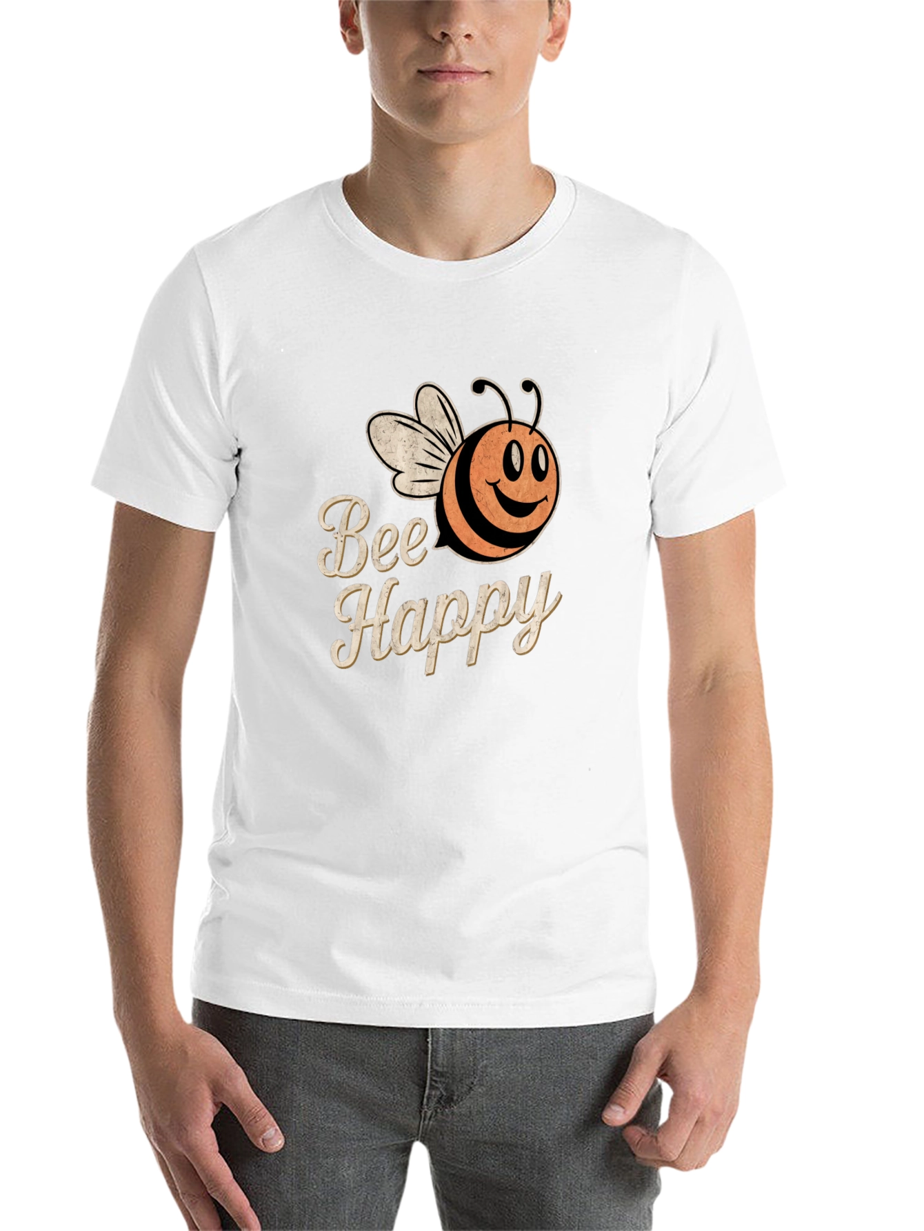 Bee Happy Graphic Tee - Unisex - 14