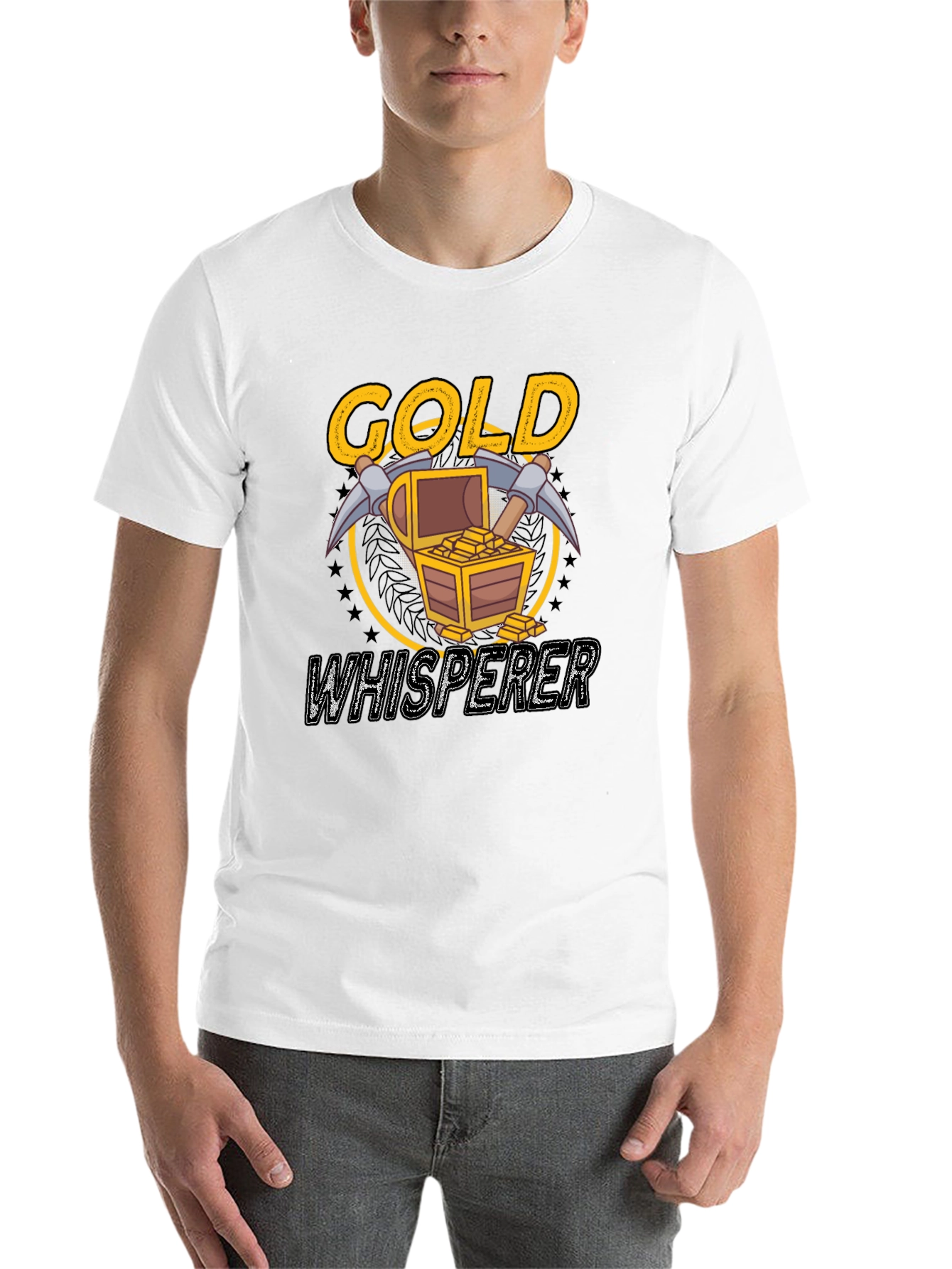 Black Gold Whisperer Graphic Tee - Mining T-Shirt view 14