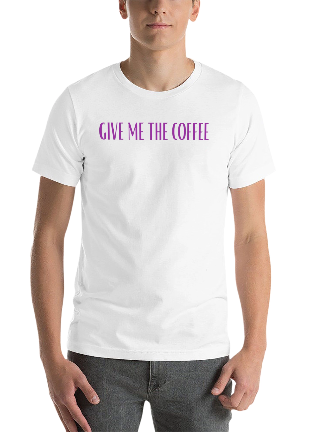 Black Give Me The Coffee Graphic Tee - Black view 14