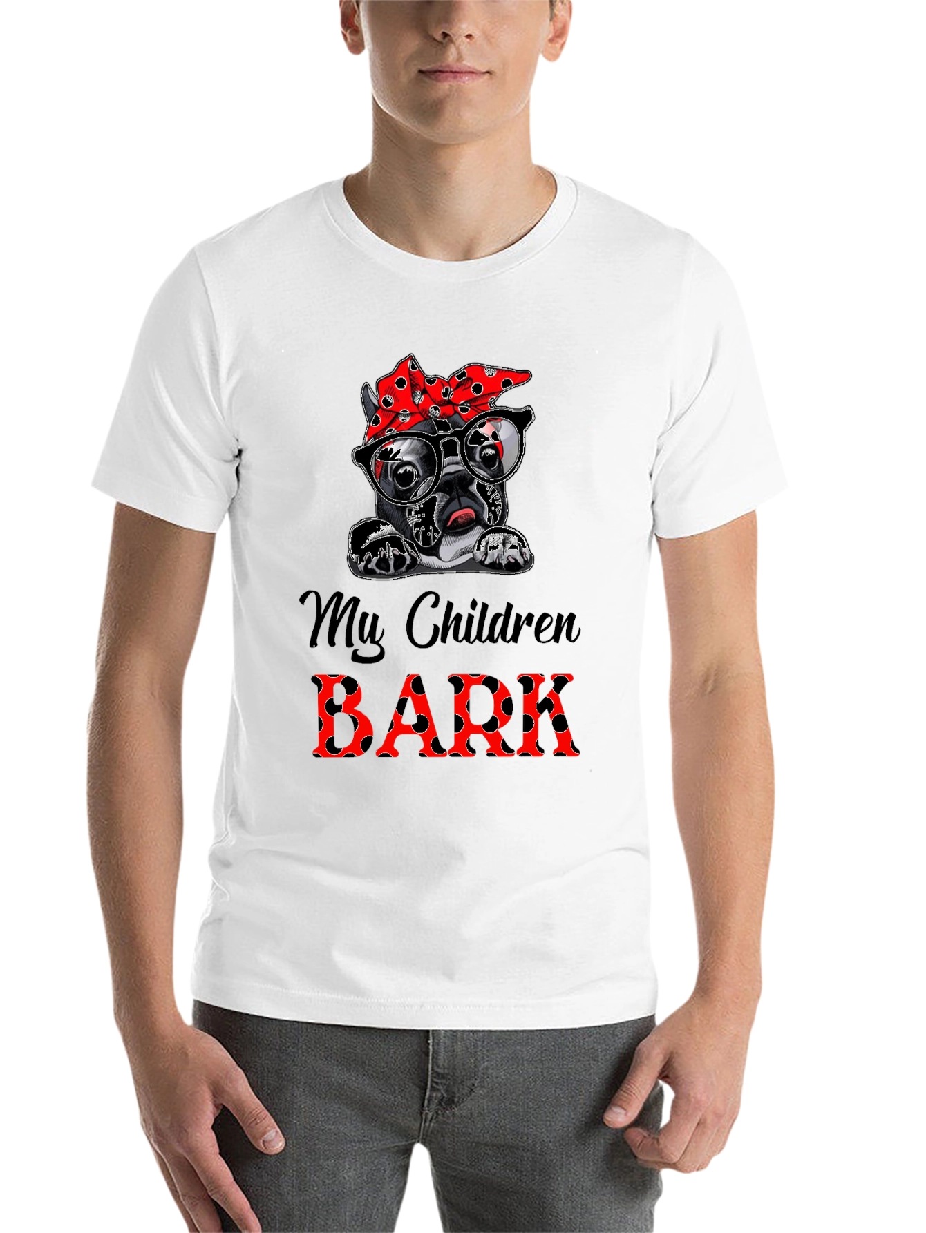 Dog Mom T-Shirt - My Children Bark Tee - 14