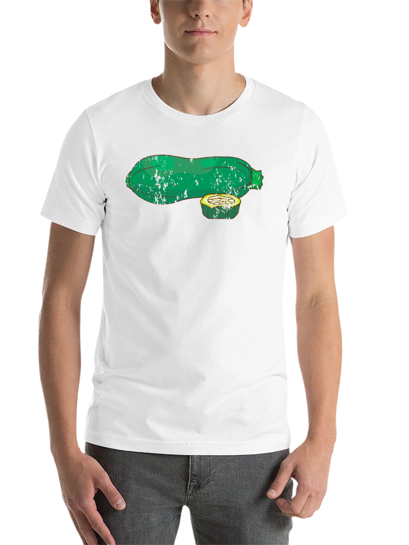 Zucchini Graphic Tee - Black T-Shirt - 14