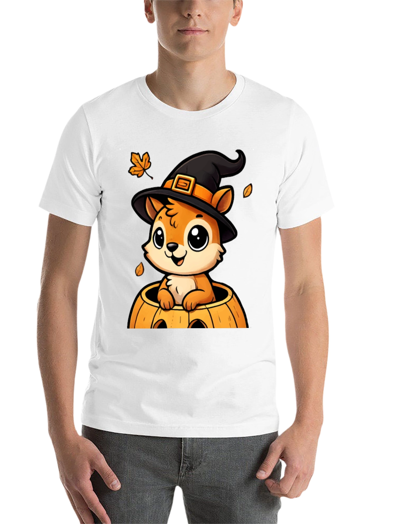 Black Halloween Squirrel T-Shirt view 14