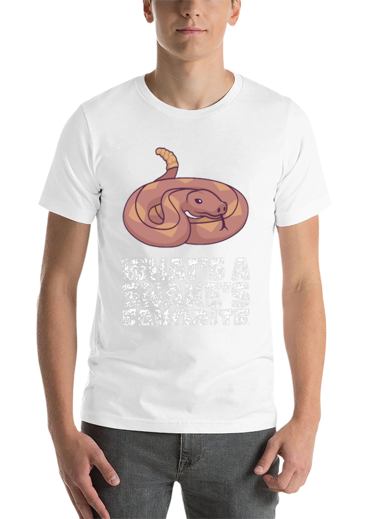 Black Snake Lover Tee - What's a Snake's Favorite? view 14