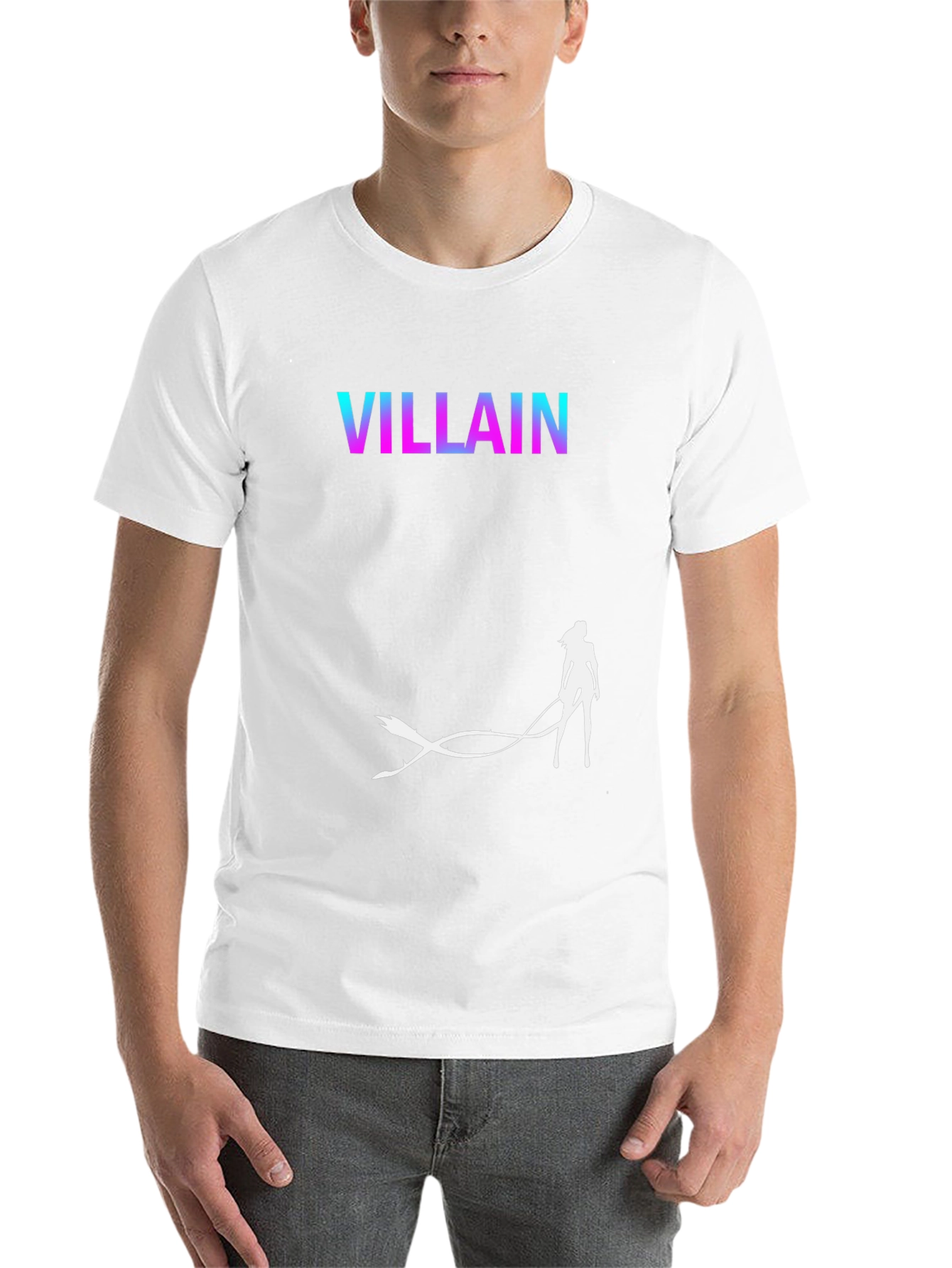 Black Villain Graphic Tee - Cool Anime Design T-Shirt view 14