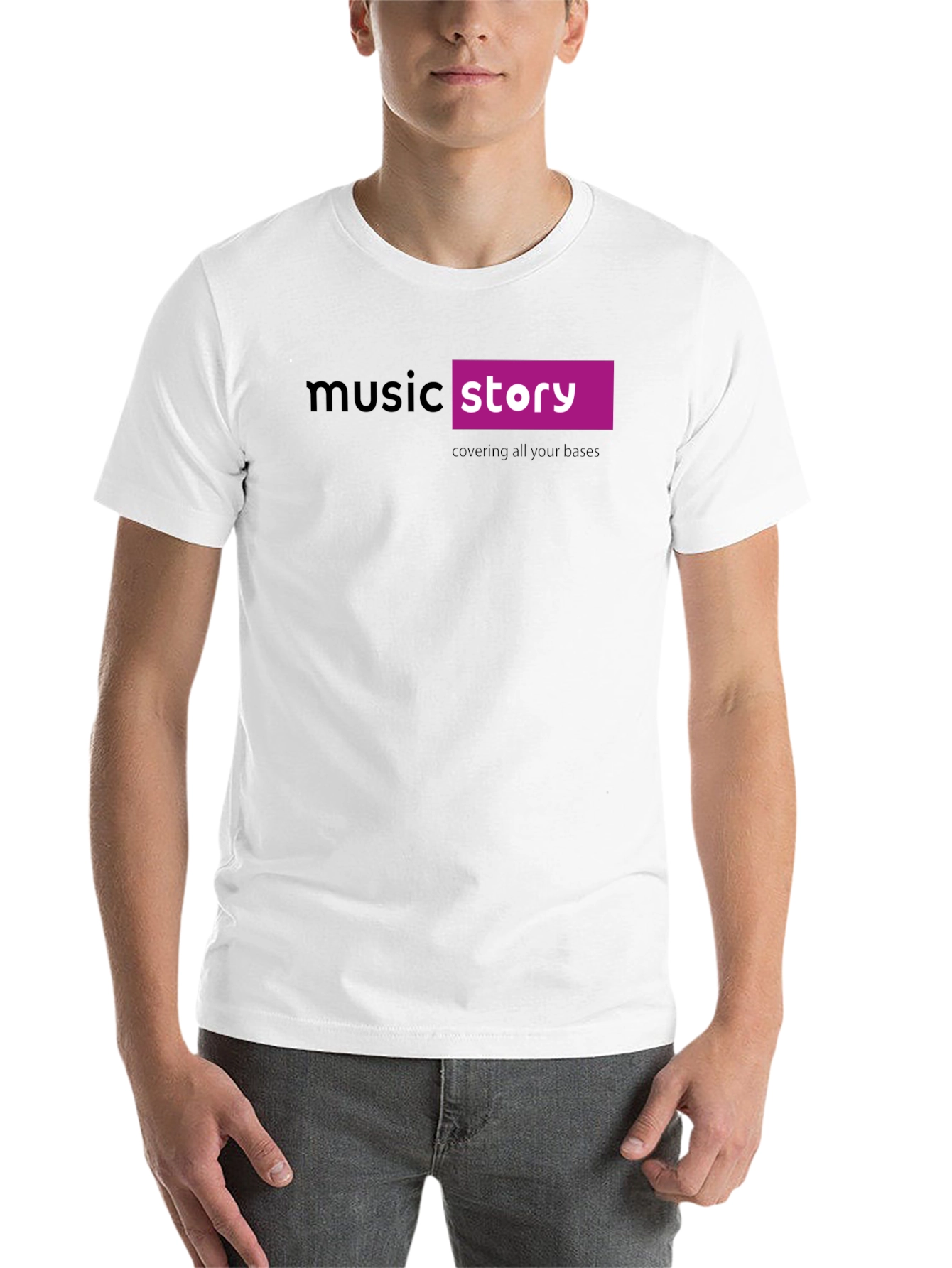 Black Music Story Black Cotton Graphic T-Shirt view 14