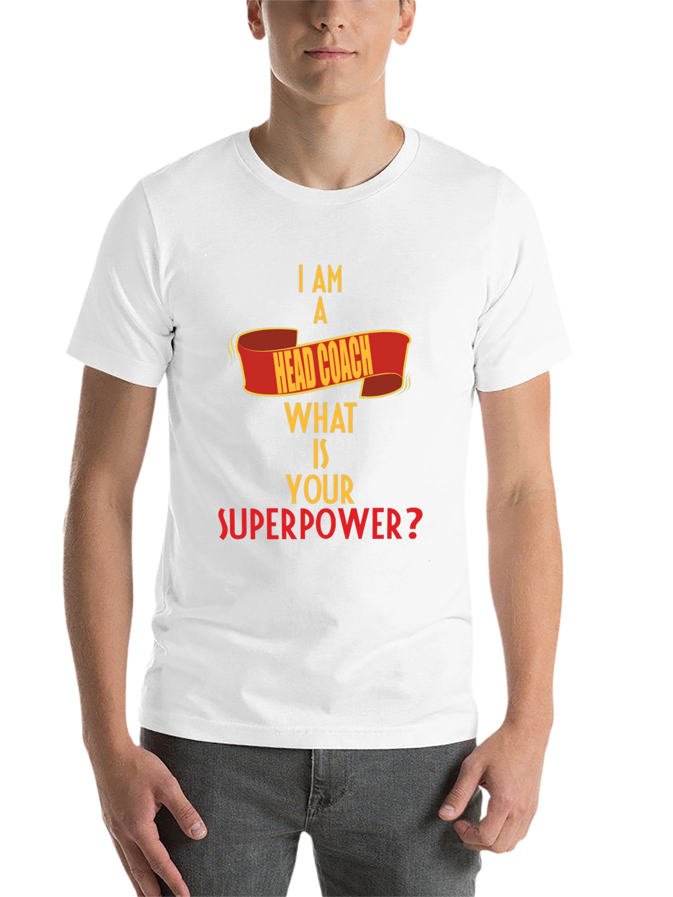 Black Head Coach Superpower T-Shirt view 14