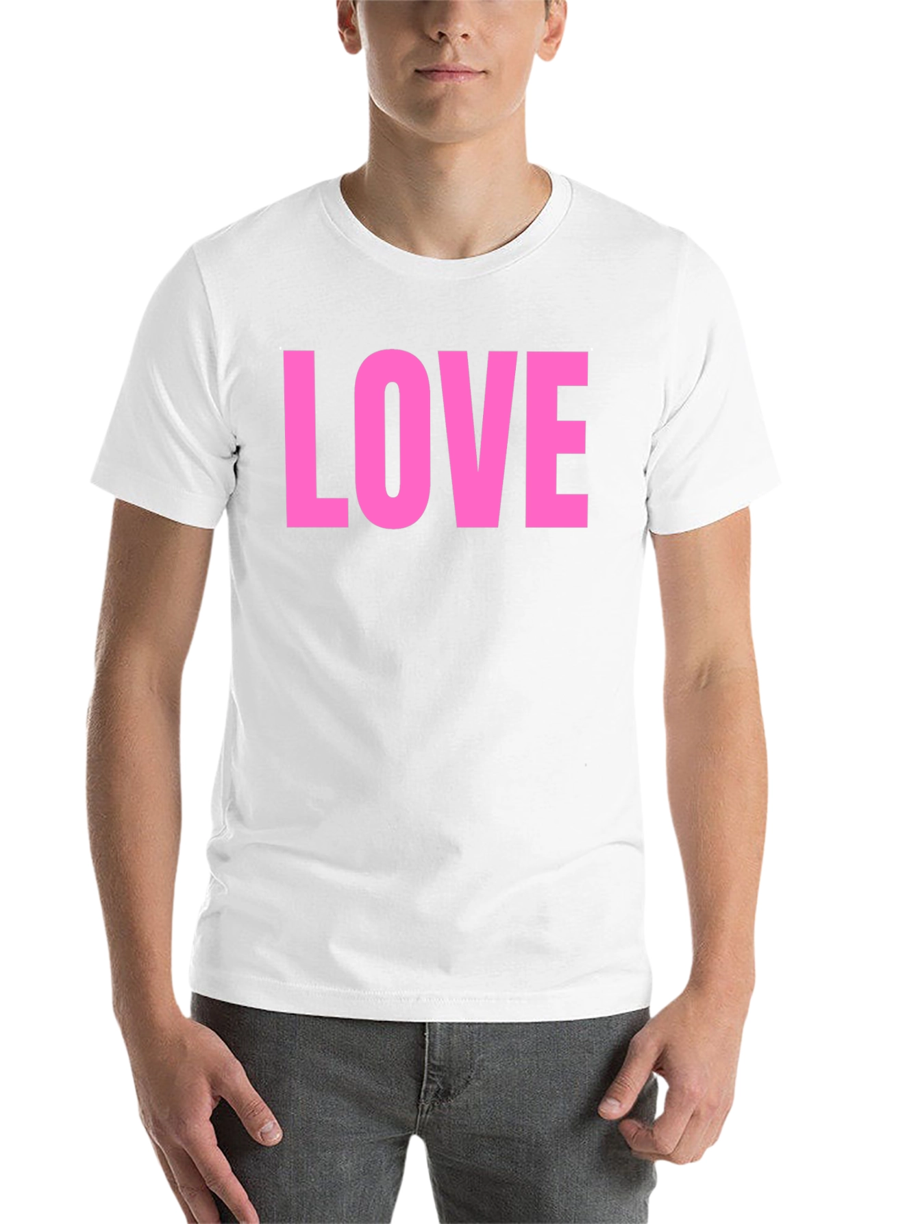 Black Love Graphic Tee - Black Casual T-Shirt view 14