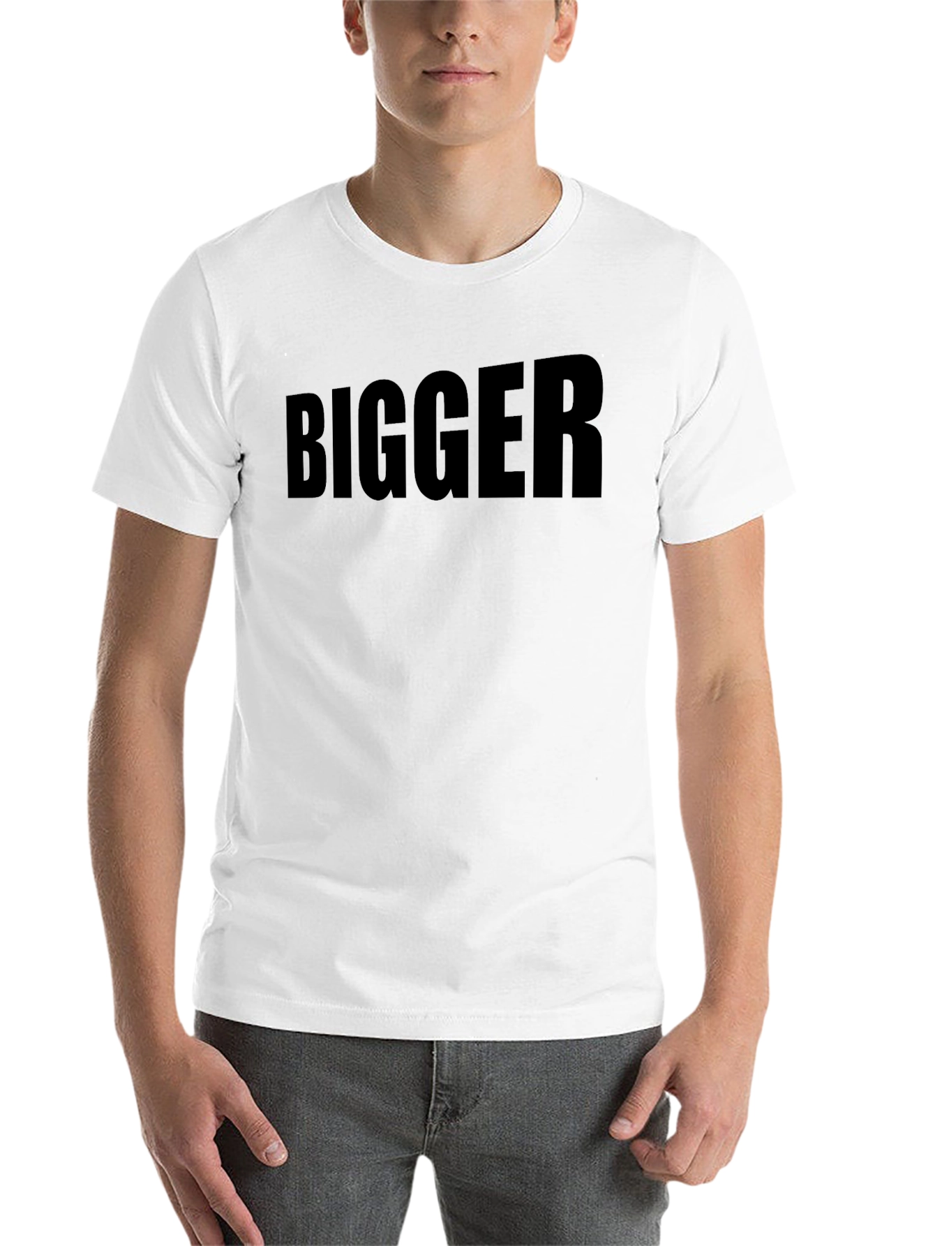 Black Bigger Print Black T-Shirt view 14