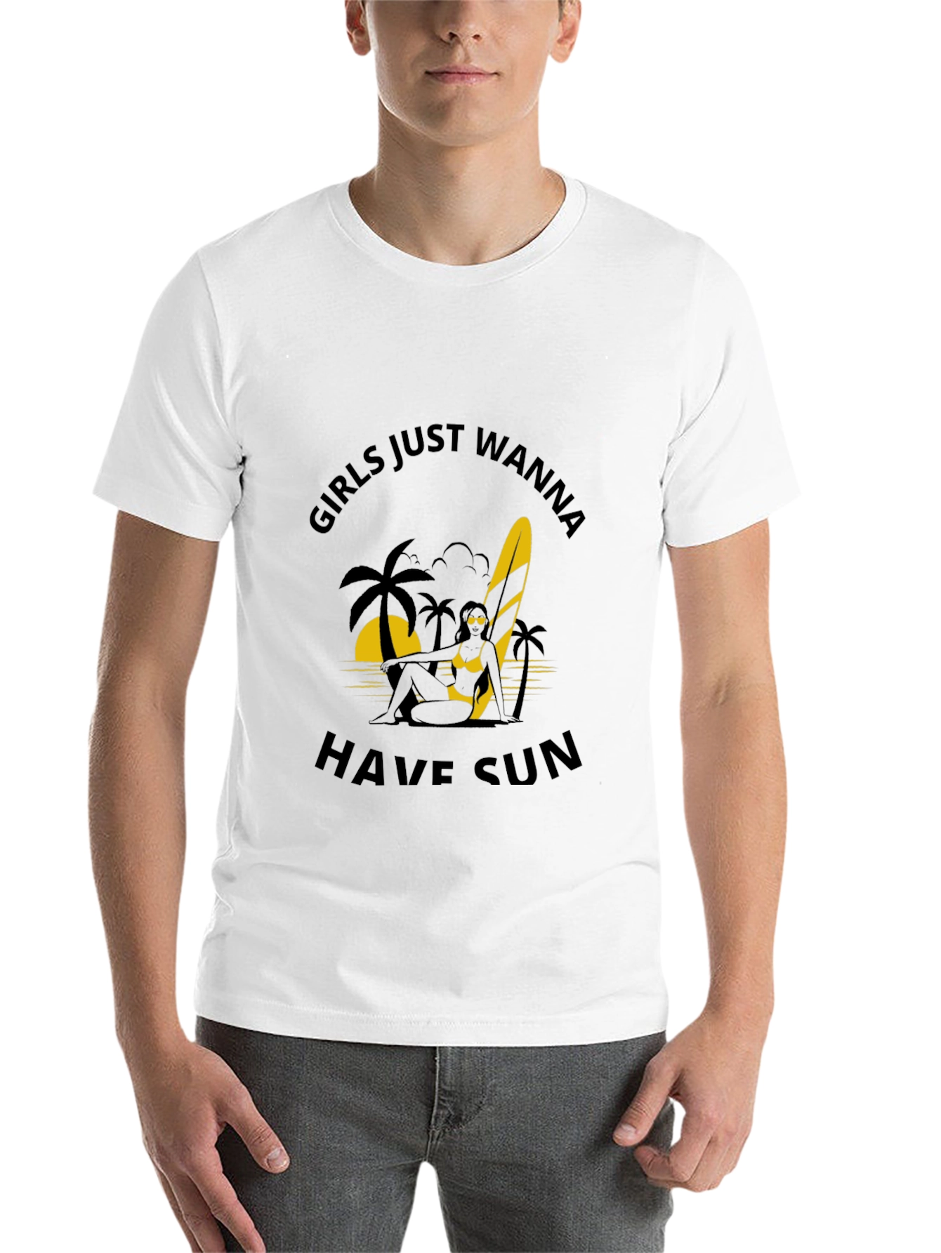 Black Girls Just Wanna Have Sun T-Shirt view 14