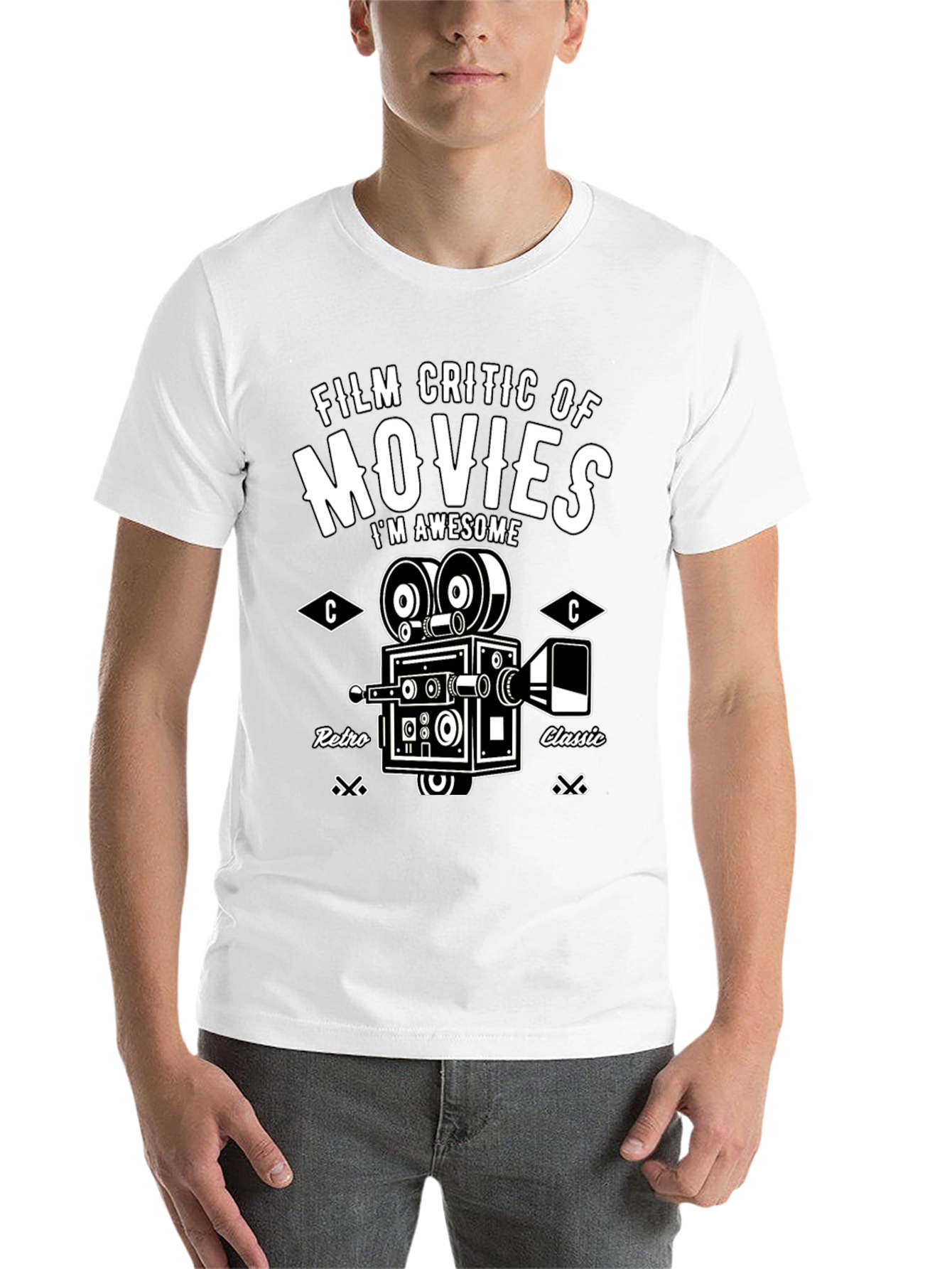 Film Critic Movie T-Shirt - Retro Classic Design - 14