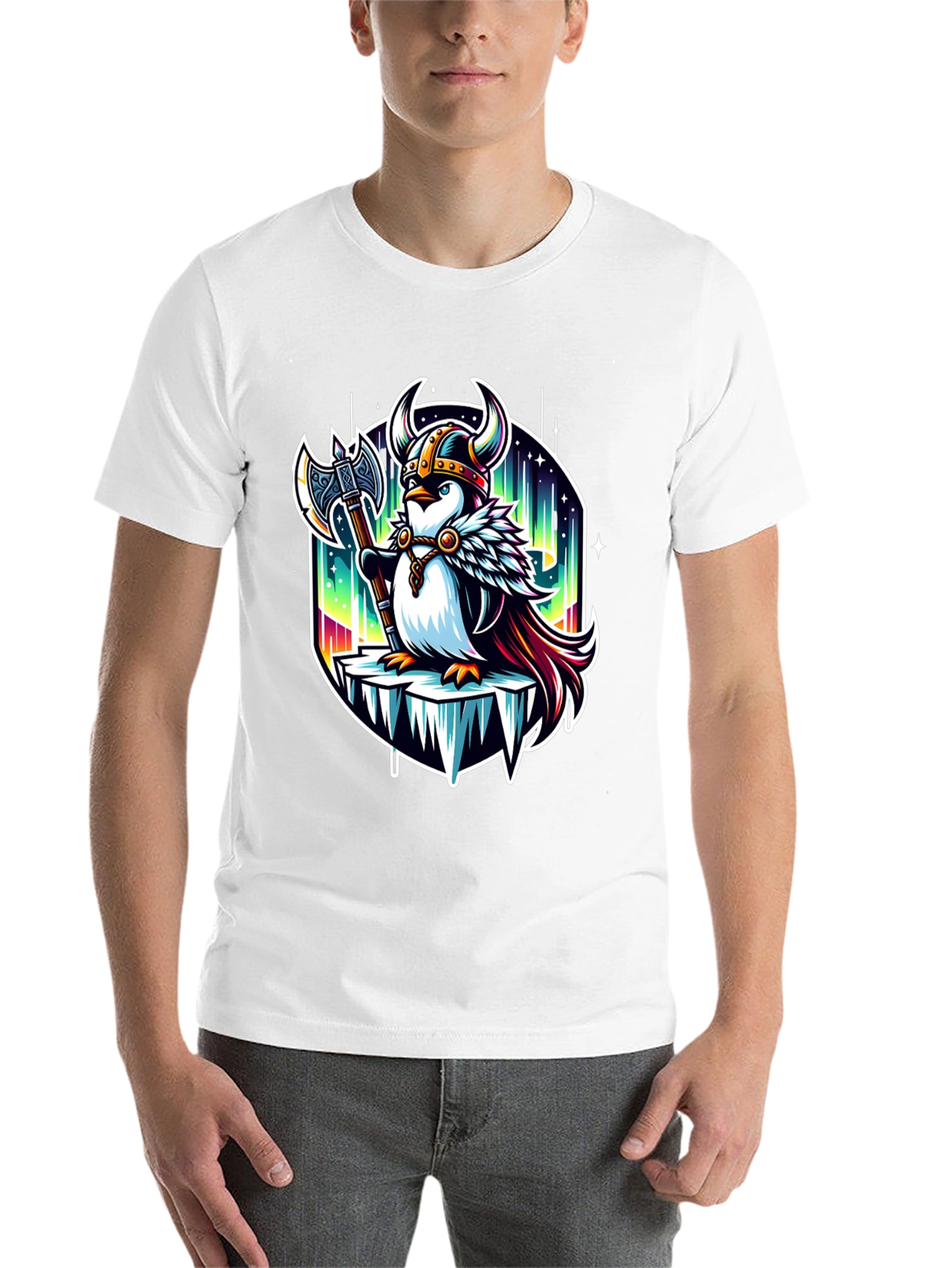 Black Viking Penguin Graphic T-Shirt view 14
