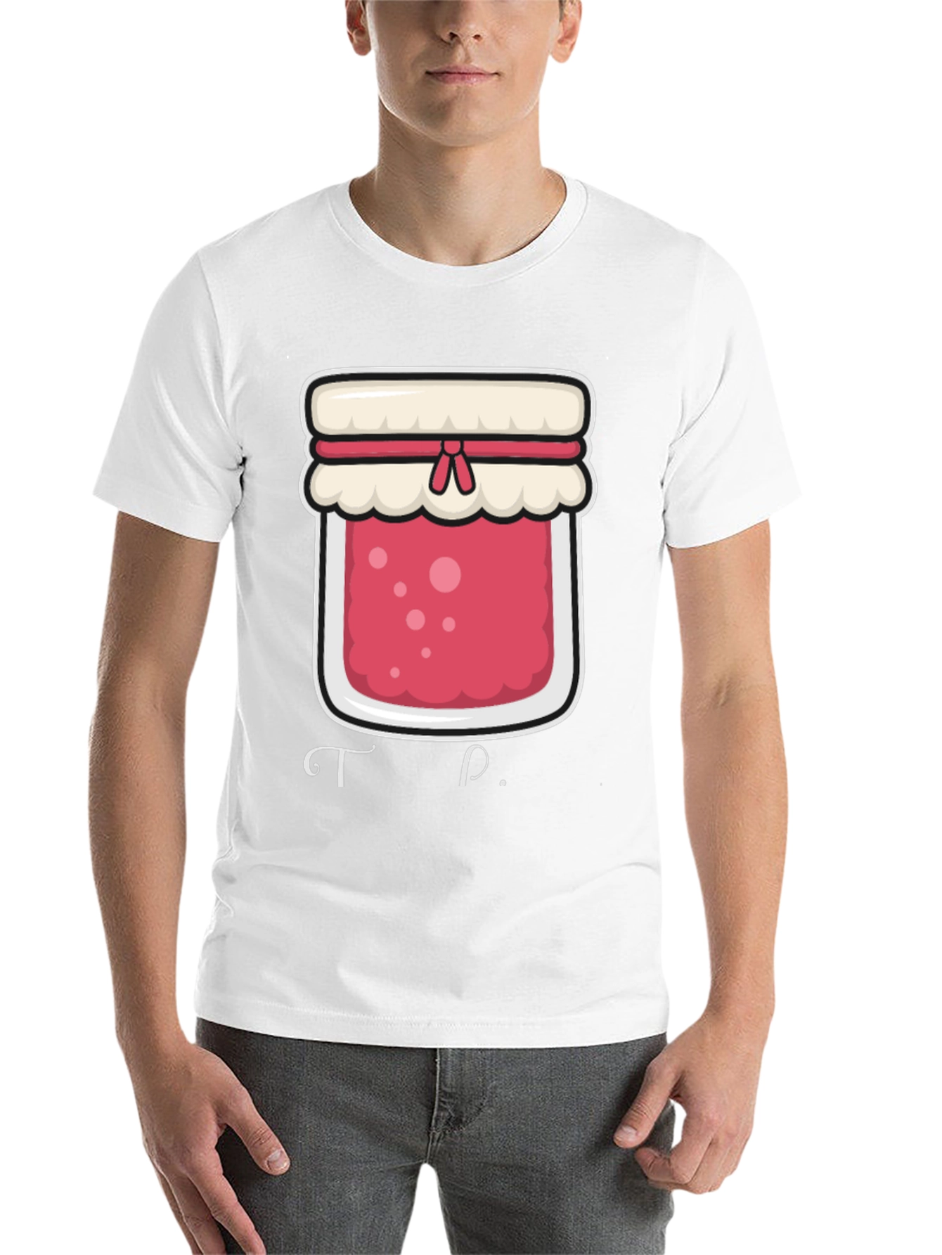 Black Jam Jar Graphic T-Shirt - Foodie Tee view 14