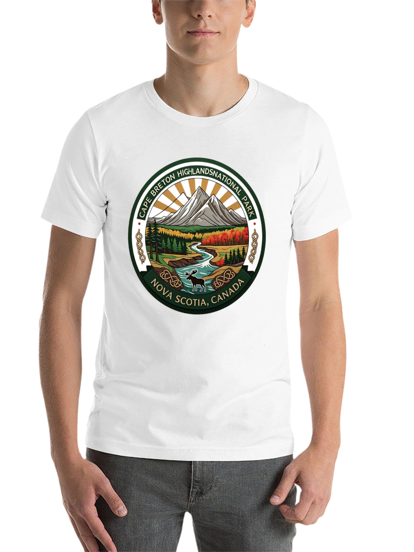 Black Cape Breton Highlands National Park T-Shirt view 14