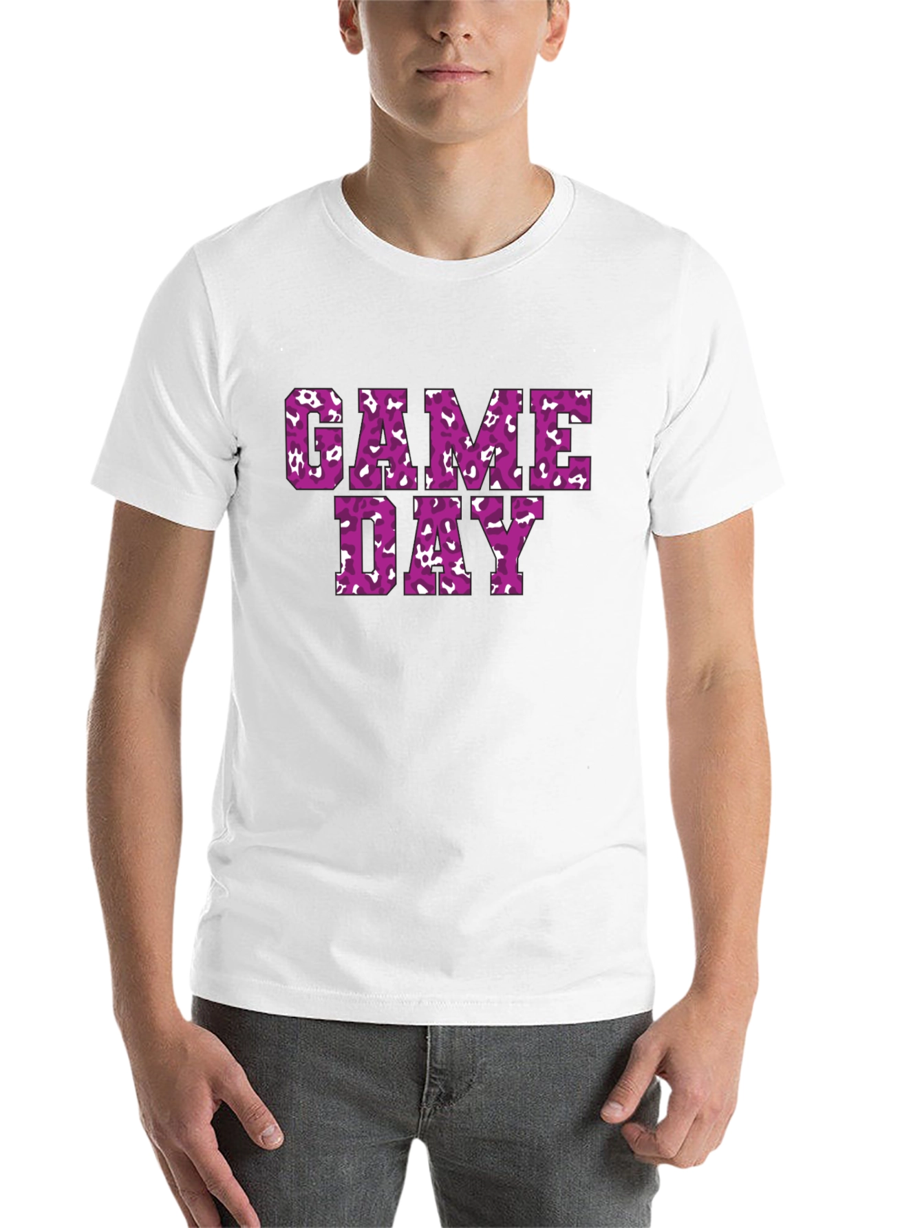Black Game Day Print T-Shirt view 14