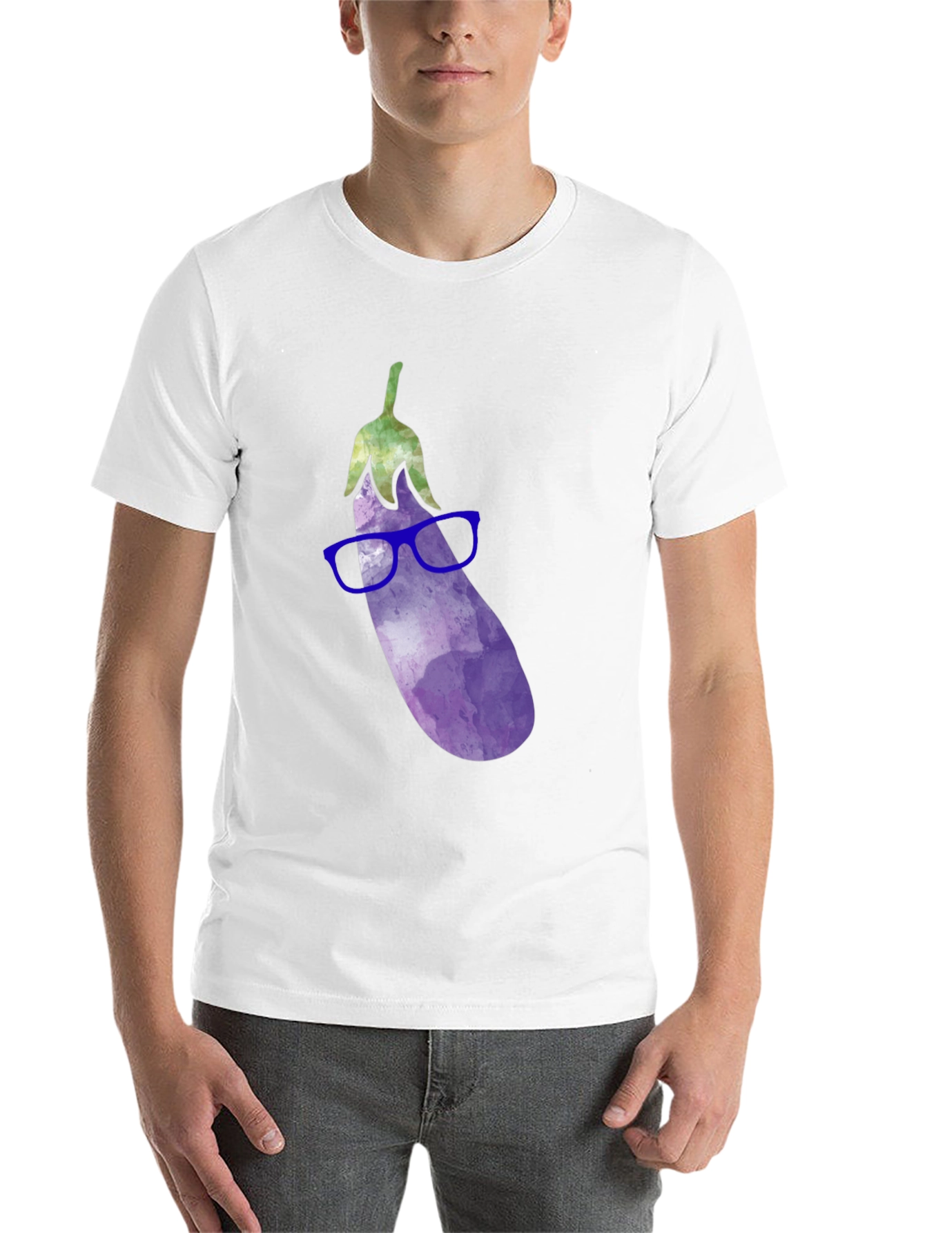 Nerdy Eggplant T-Shirt - 14