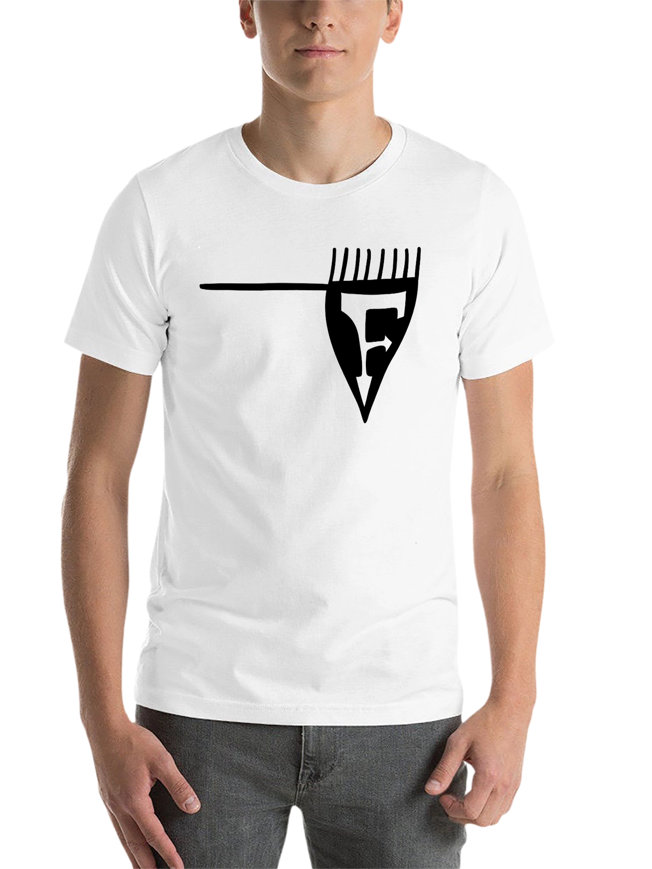 Black Men's Black Graphic Tee - Unique Design view 14