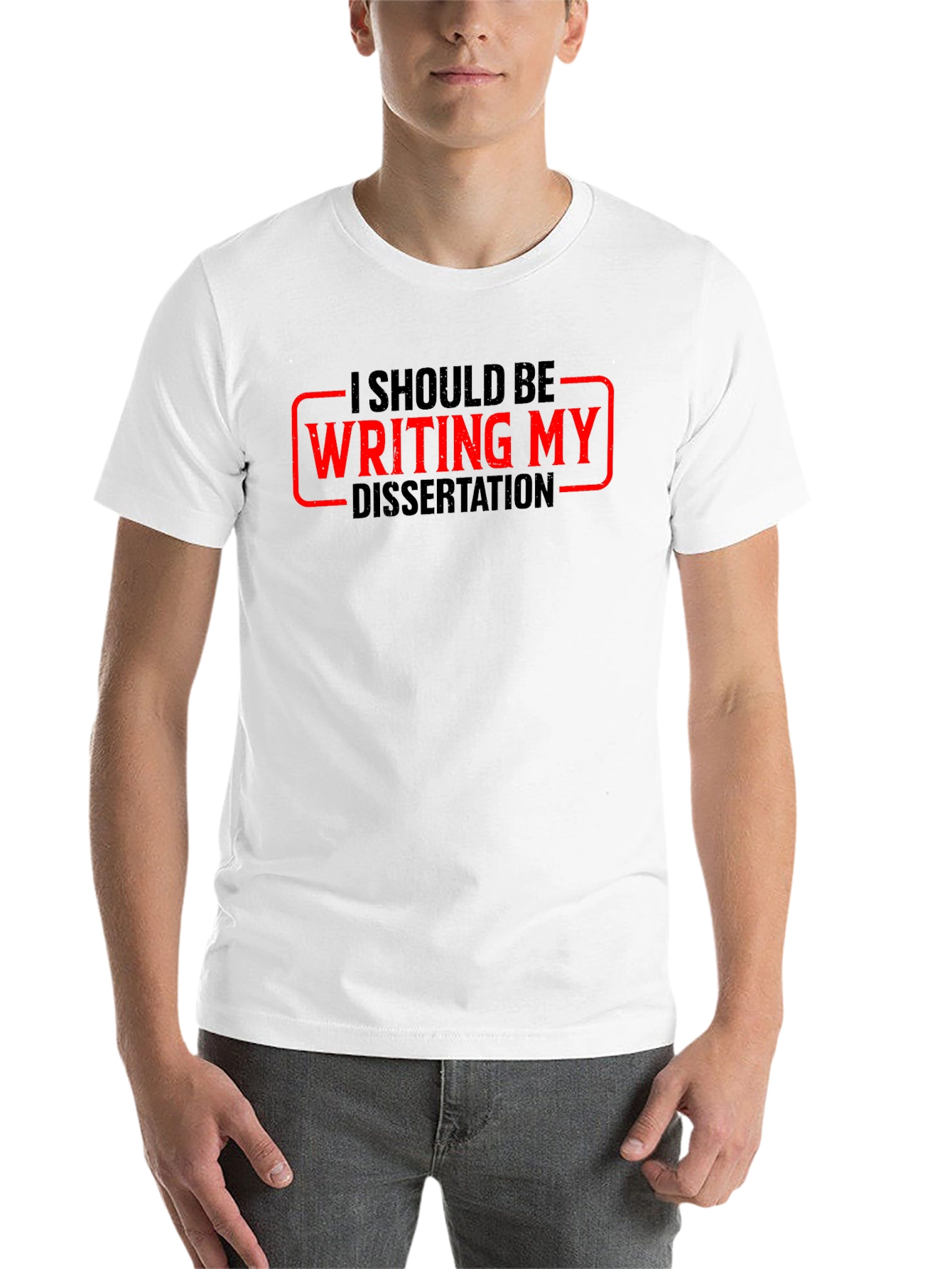 Black Dissertation T-Shirt - Funny Academic Humor Tee view 14
