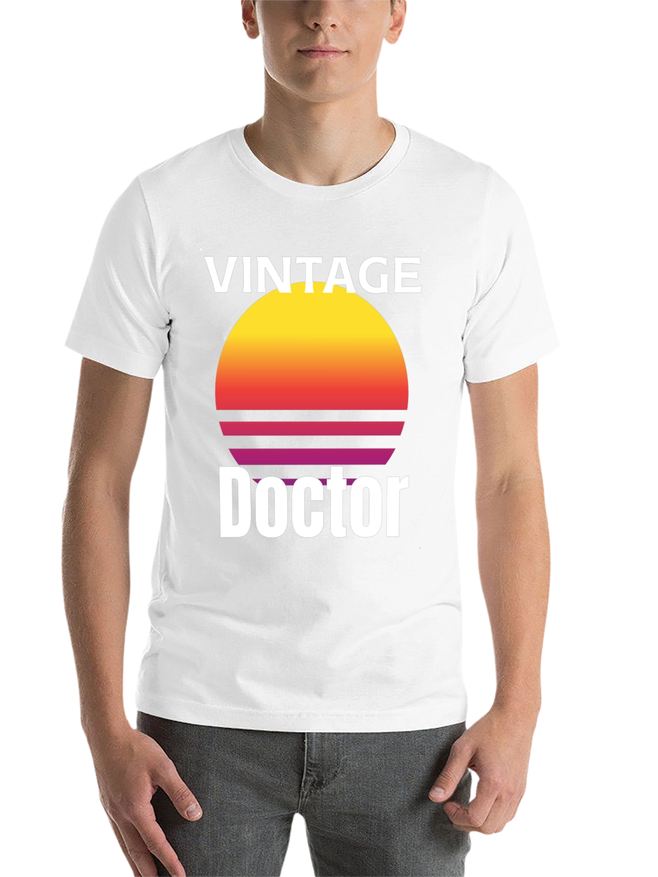 Vintage Doctor Graphic Tee - Retro Style - 14
