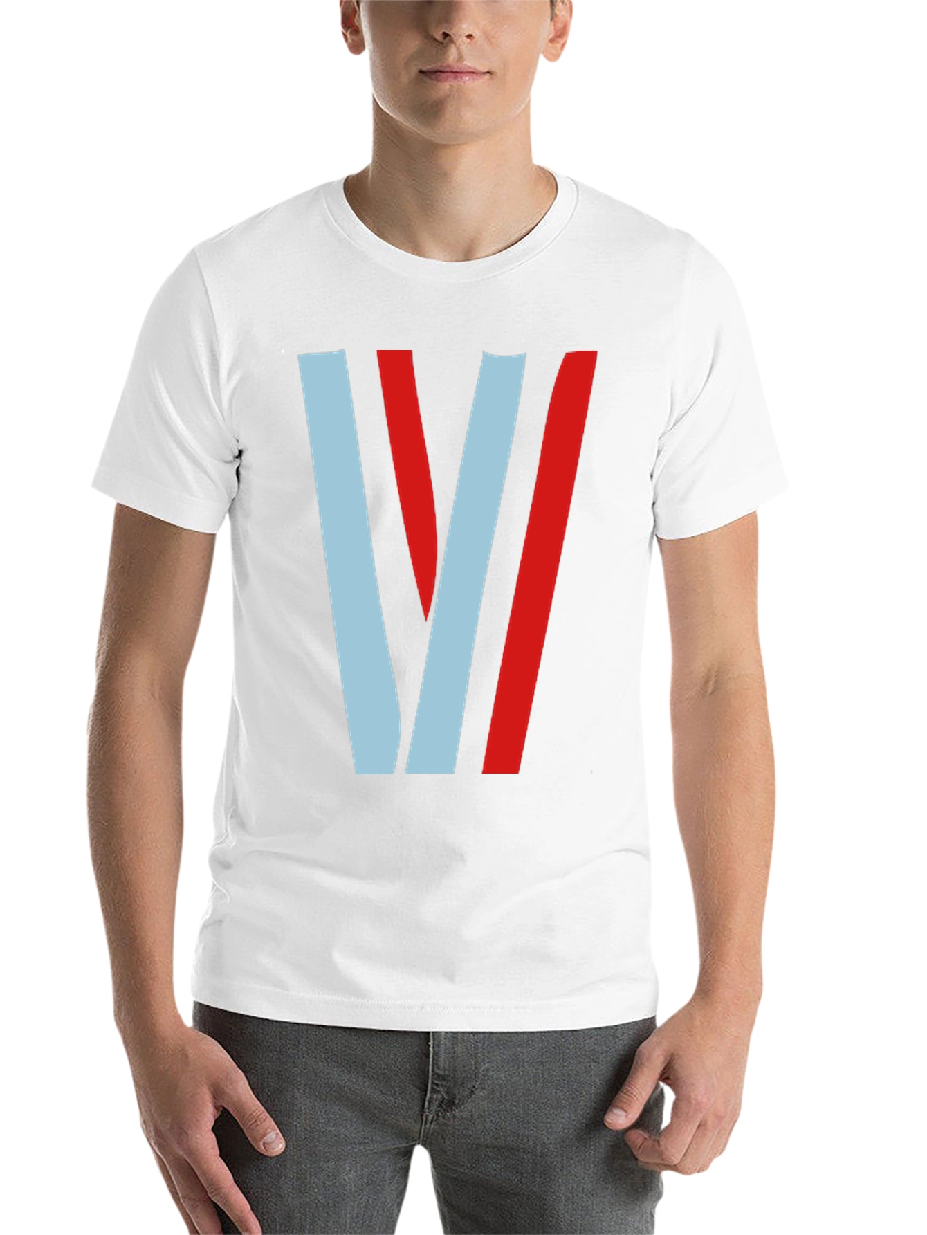Black Retro Racing Stripe T-Shirt - Stylish Motorsport Tee view 14