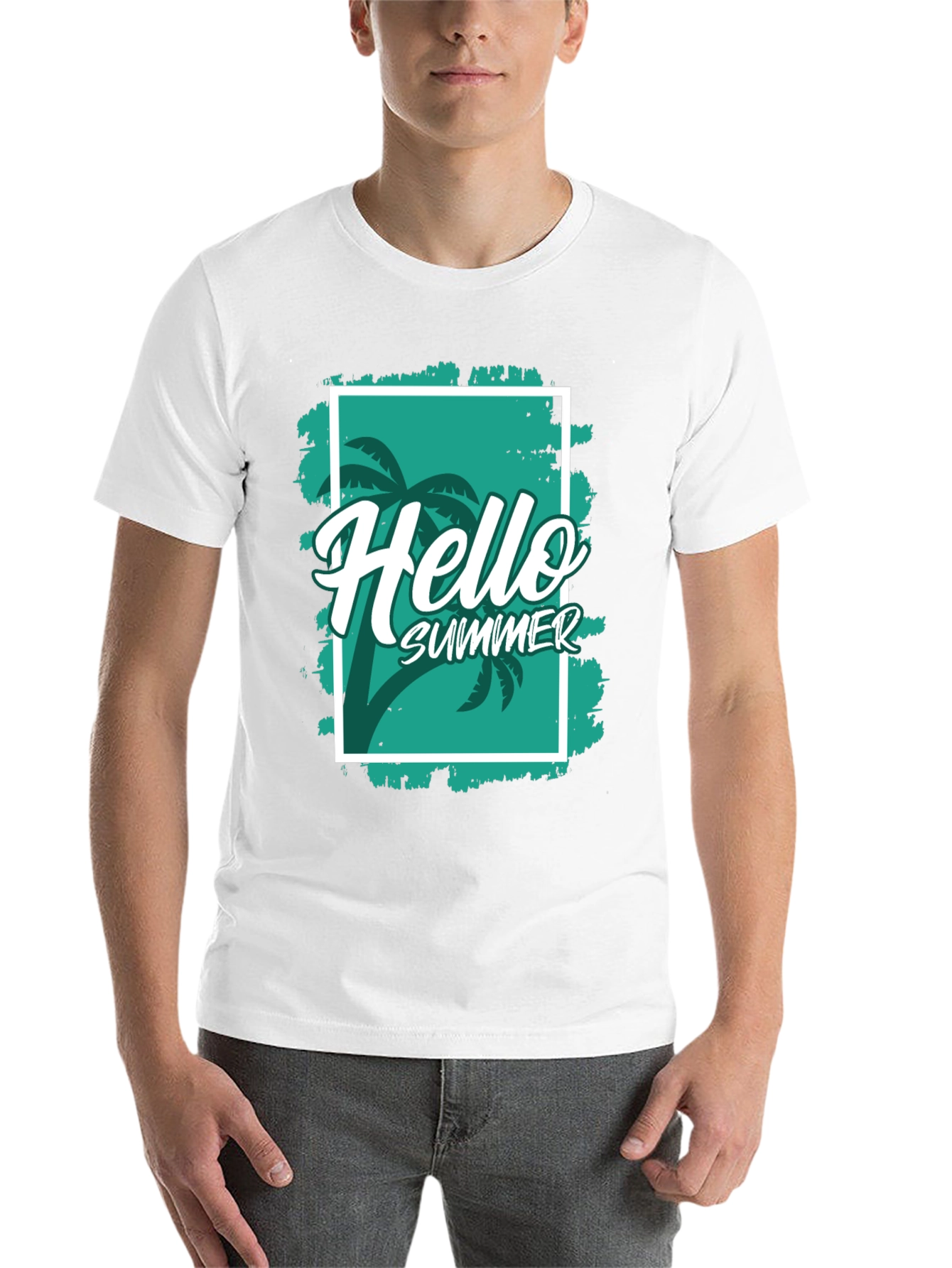 Black Hello Summer Black T-Shirt view 14