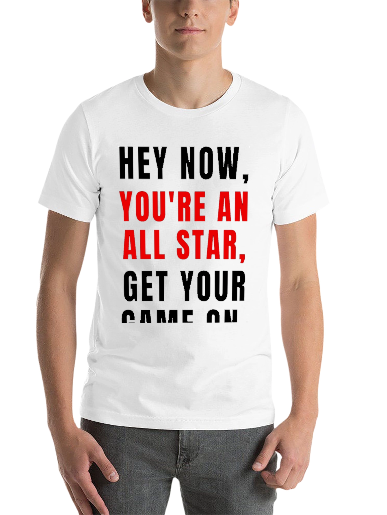 Black Hey Now You're an All-Star T-Shirt view 14