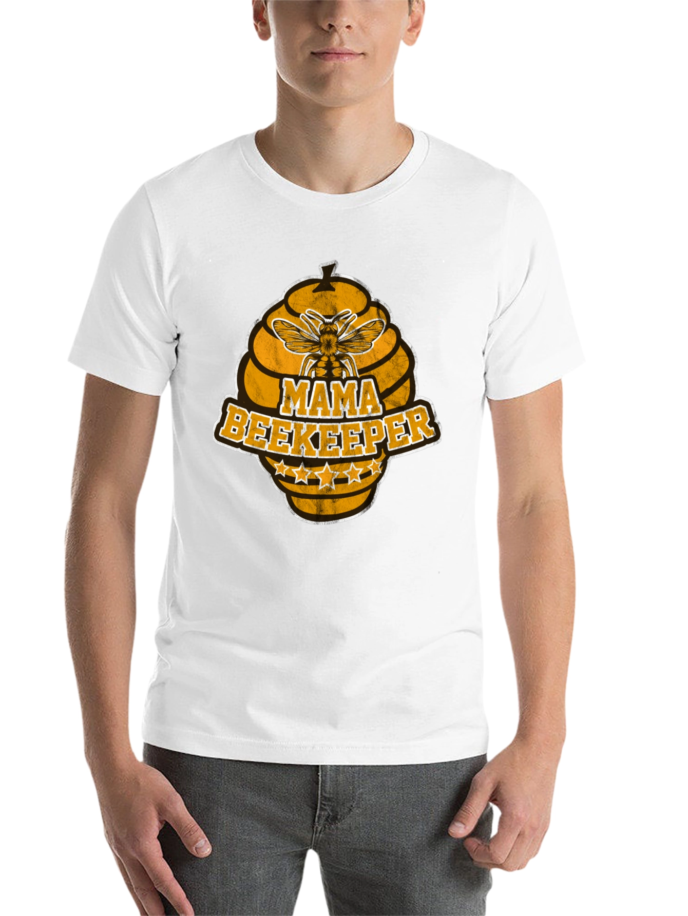 Black Mama Beekeeper Graphic T-Shirt view 14