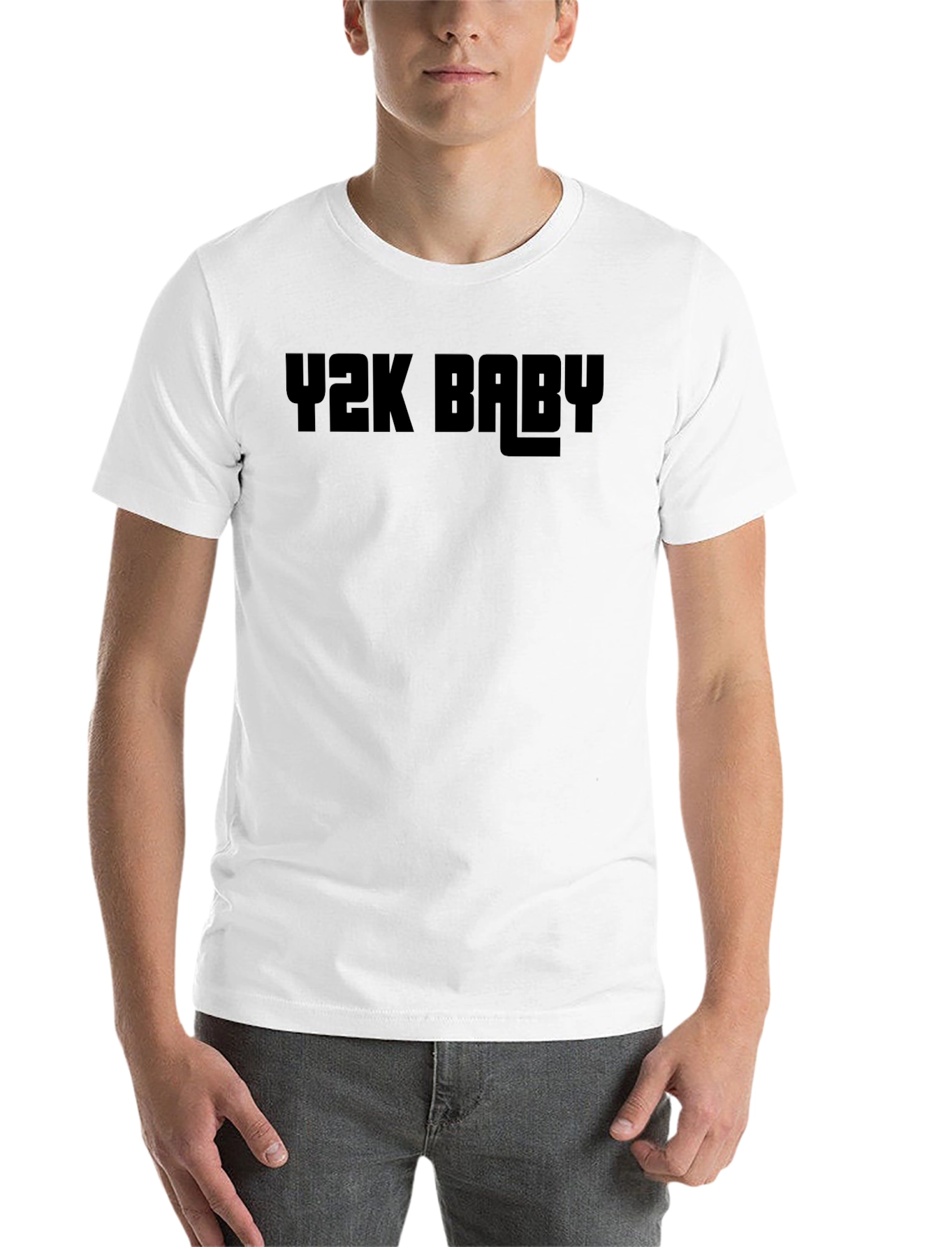 Black Y2K Baby Black Graphic T-Shirt view 14