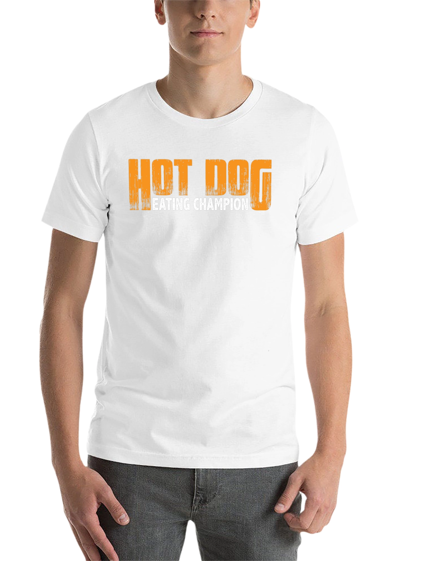 Hot Dog Eating Champion Black T-Shirt - 14