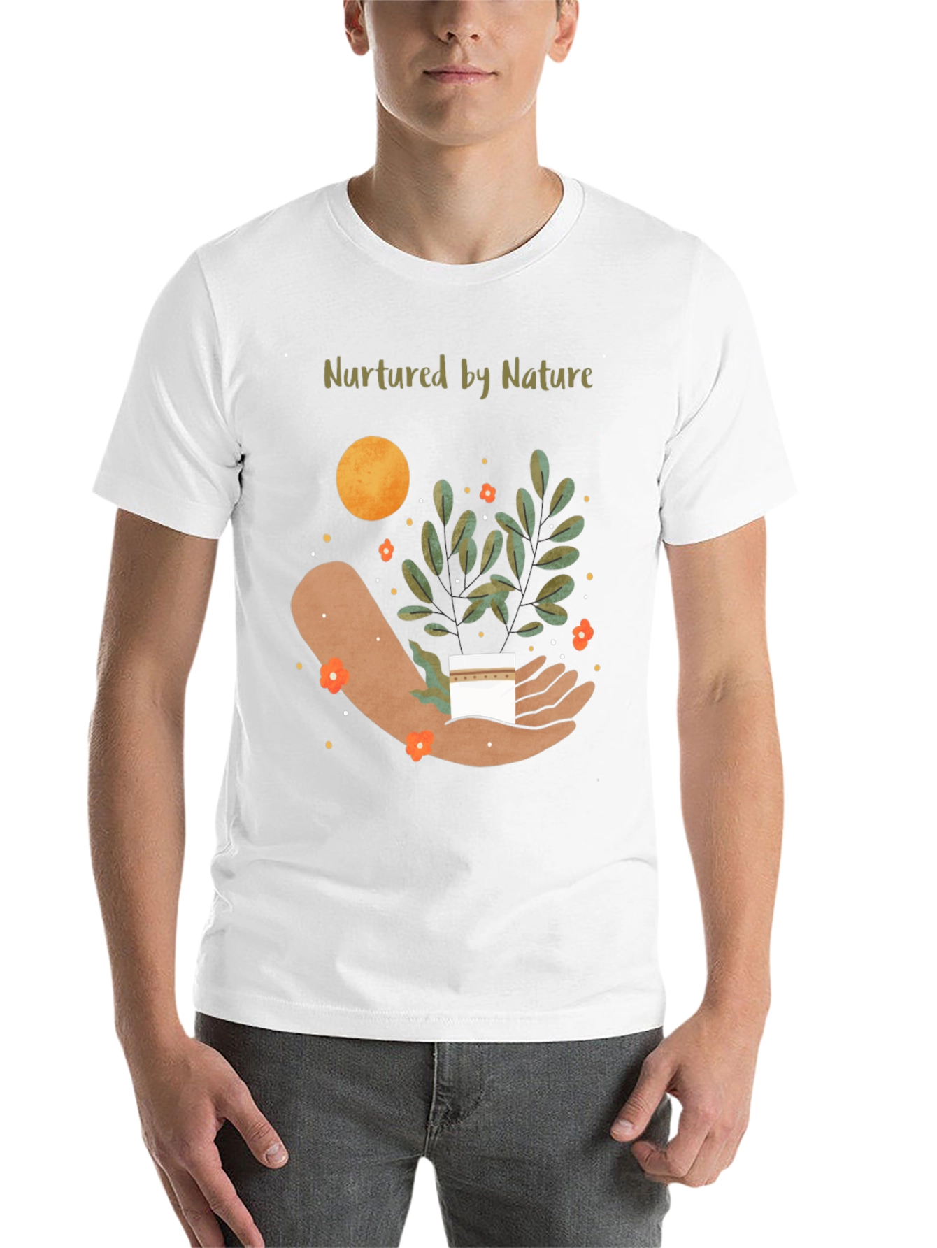 Black Nurtured By Nature Graphic T-Shirt view 14