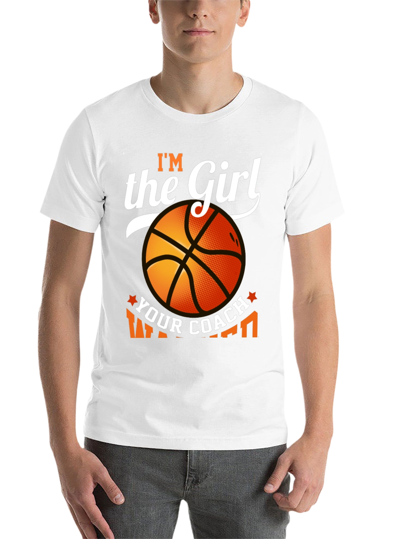 Black I'm The Girl Your Coach Warned You About Basketball T-Shirt view 14
