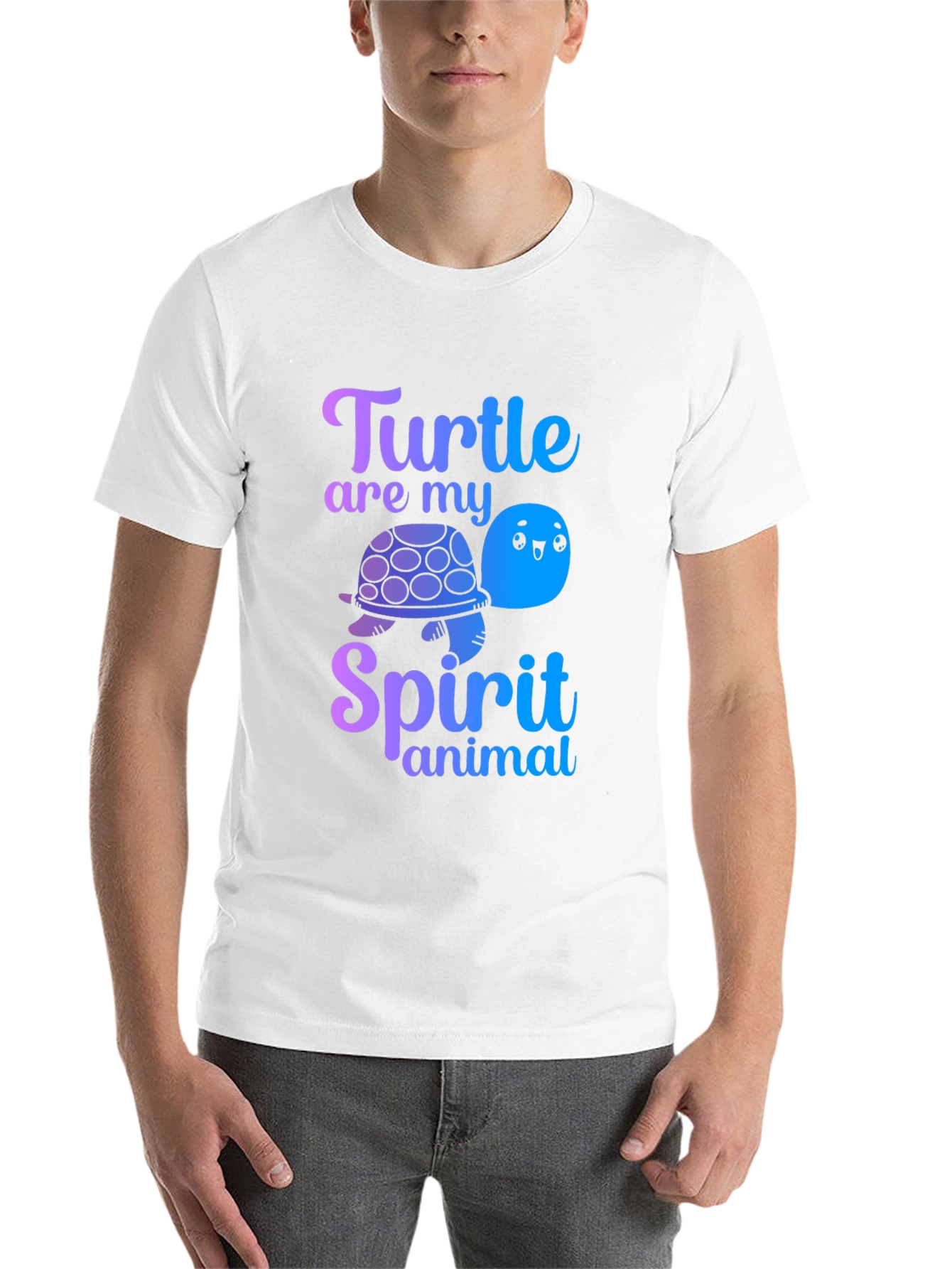 Black Turtle Spirit Animal Graphic Tee view 14