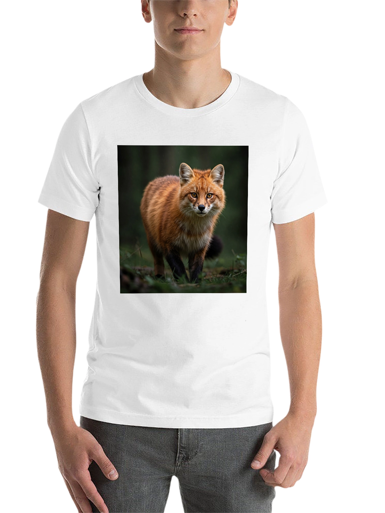 Black Fox Graphic T-Shirt - Nature Lover Tee view 14