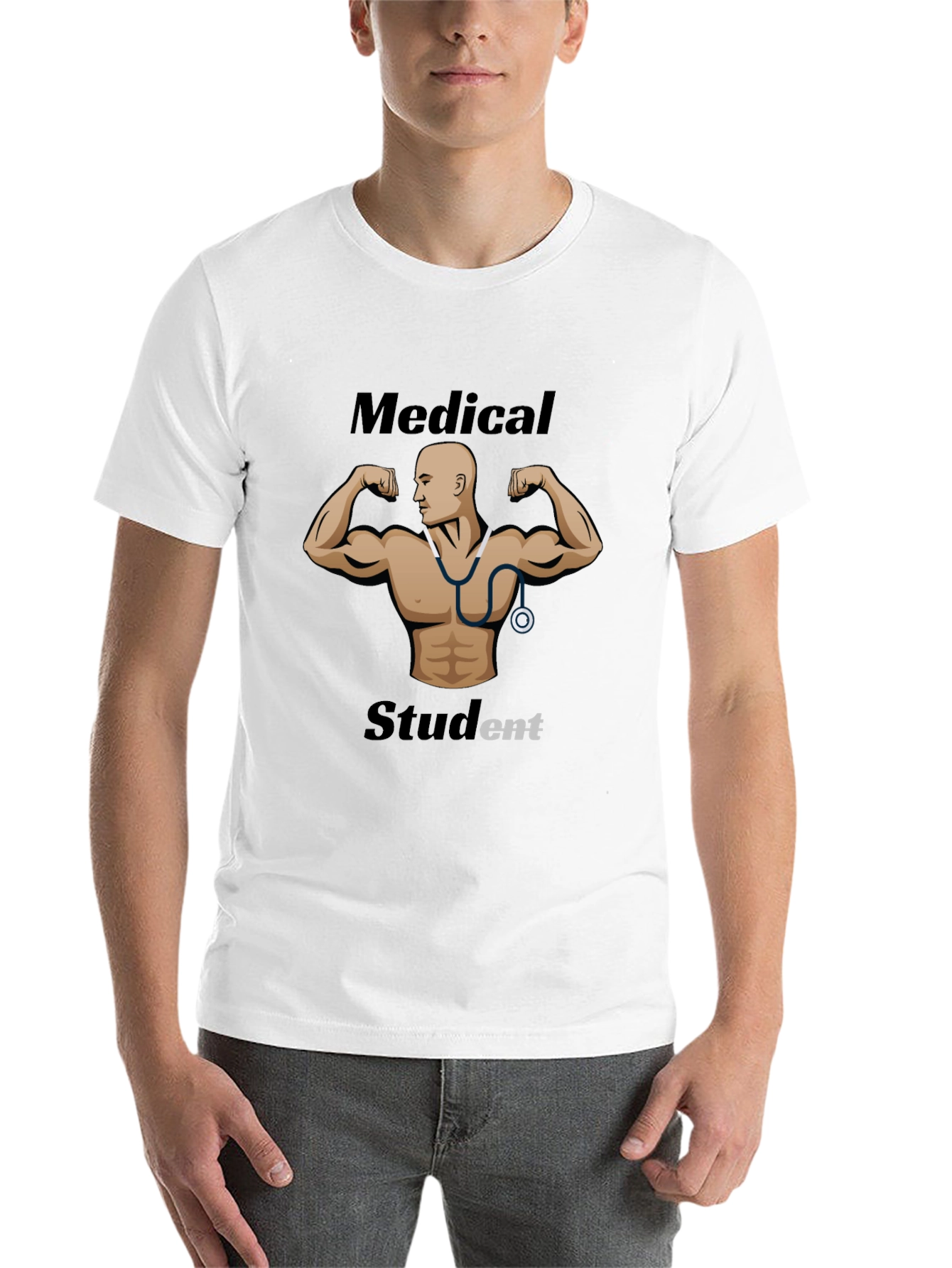 Black Medical Student Flex T-Shirt view 14