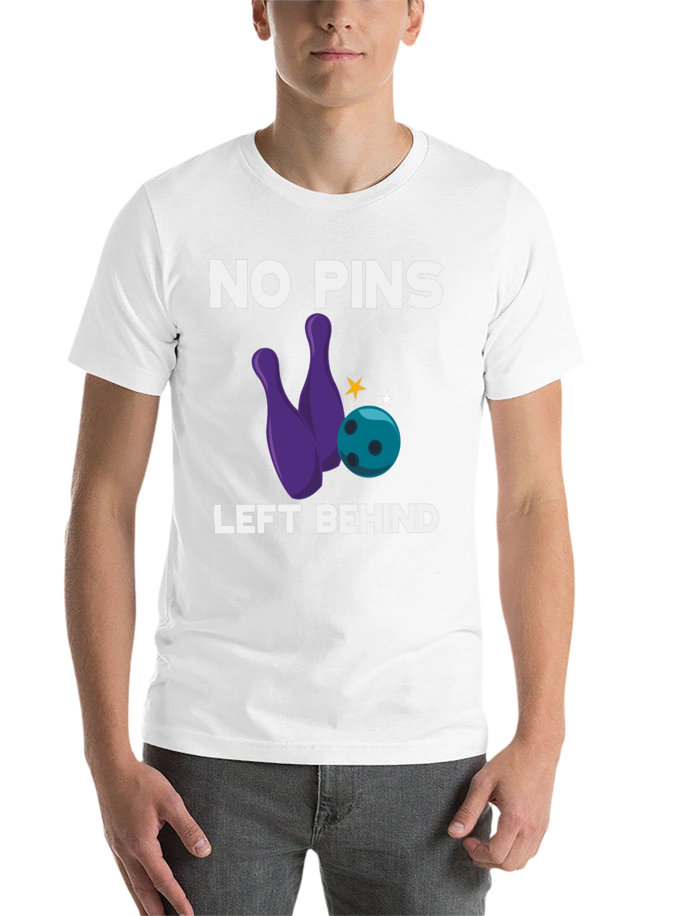 Black Bowling Shirt: No Pins Left Behind view 14
