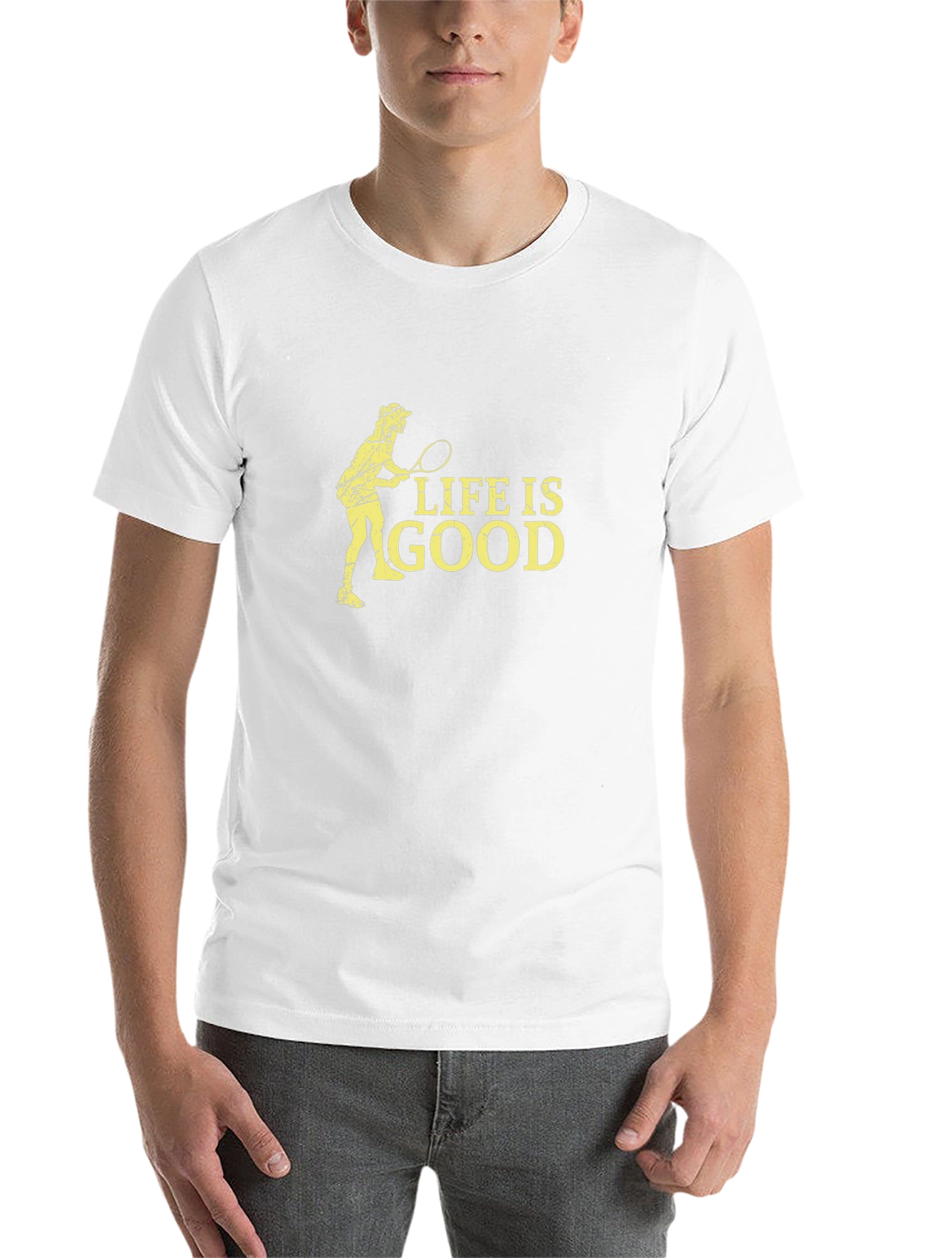 Black Life is Good Tennis Graphic T-Shirt view 14