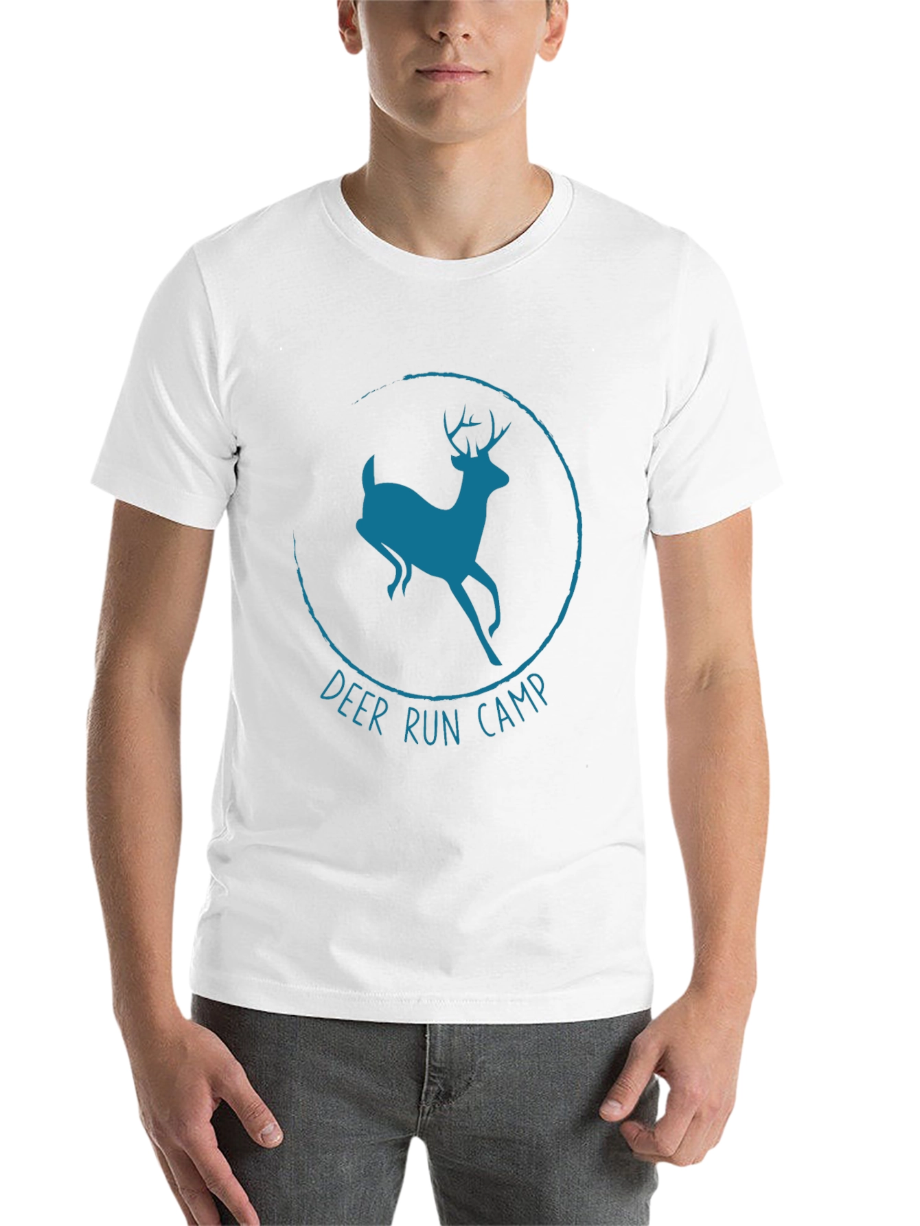 Black Deer Run Camp T-Shirt - Black view 14