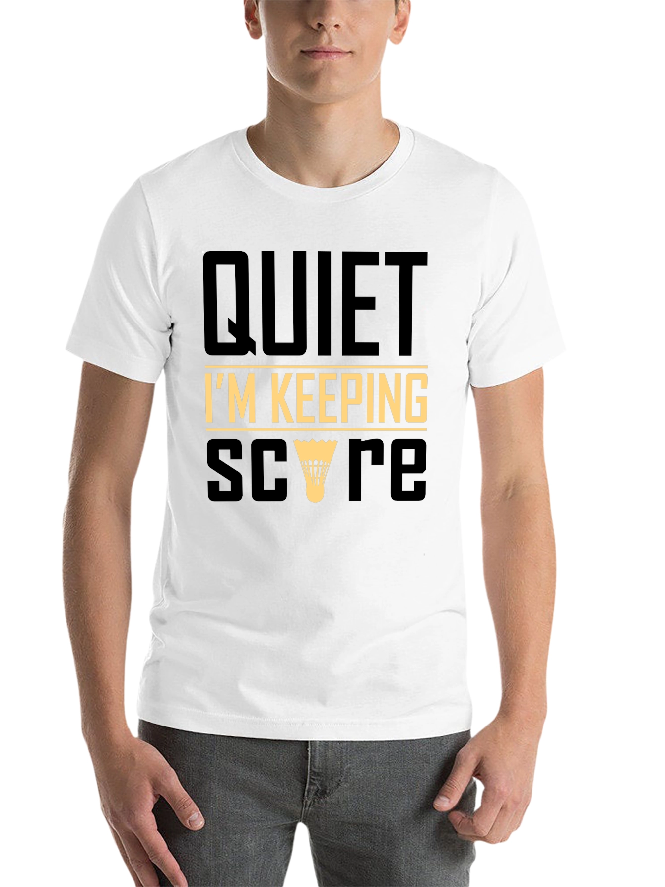 Black Quiet I'm Keeping Score T-Shirt view 14