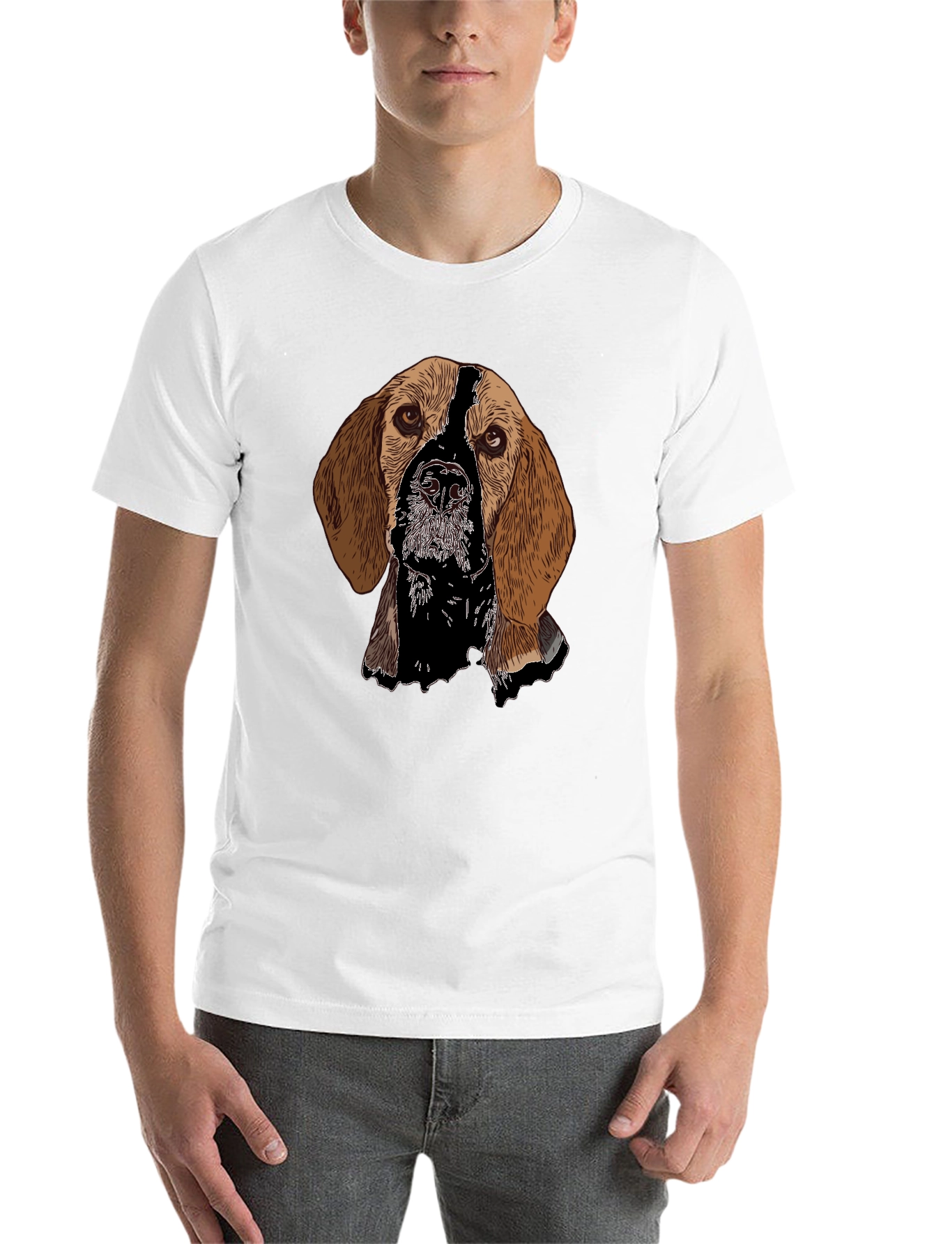 Black Dog Breed Graphic Black T-Shirt view 14