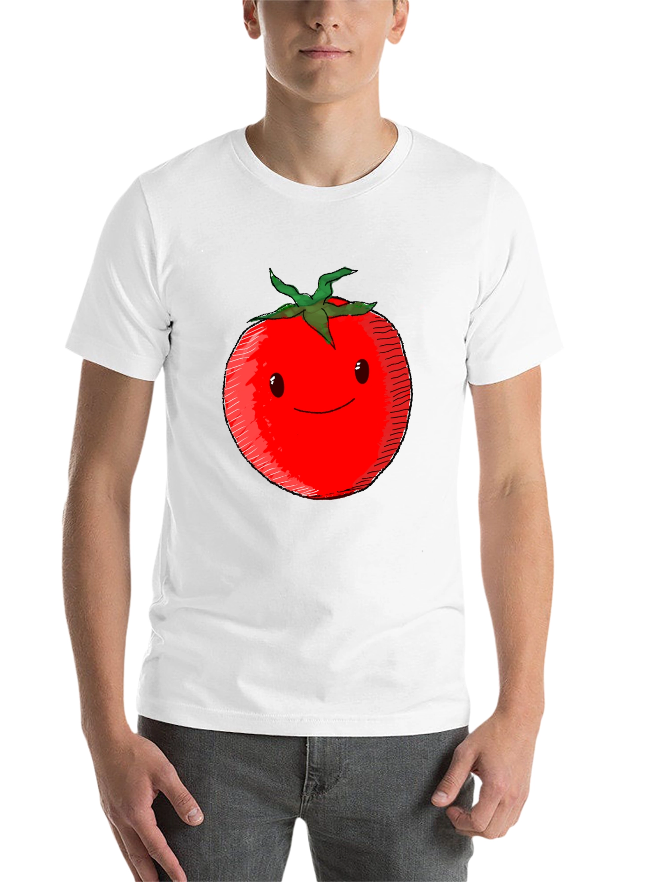 Black Tomato Graphic Tee - Cute & Comfy Unisex T-Shirt view 14