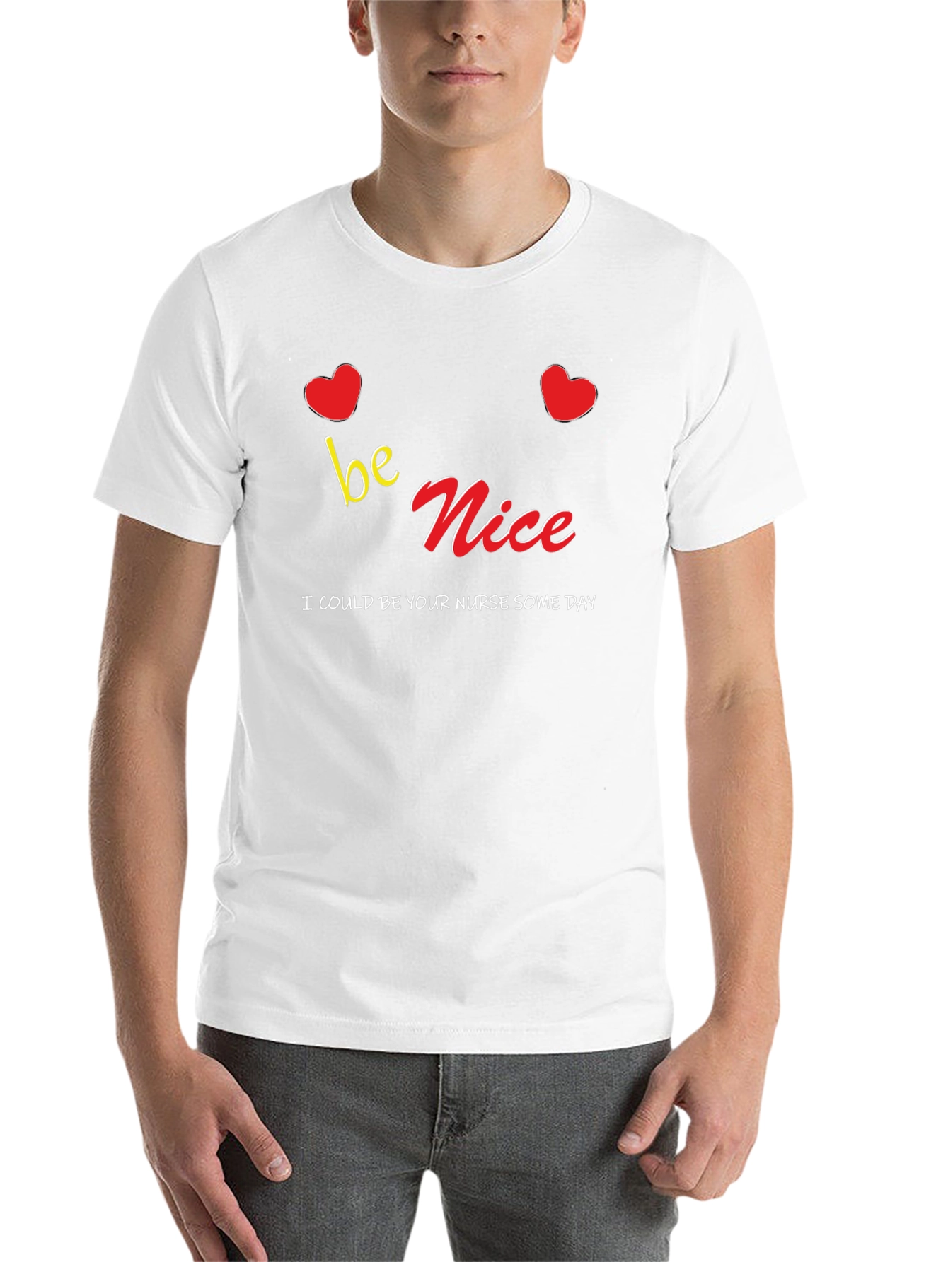 Black Be Nice Nurse T-Shirt view 14