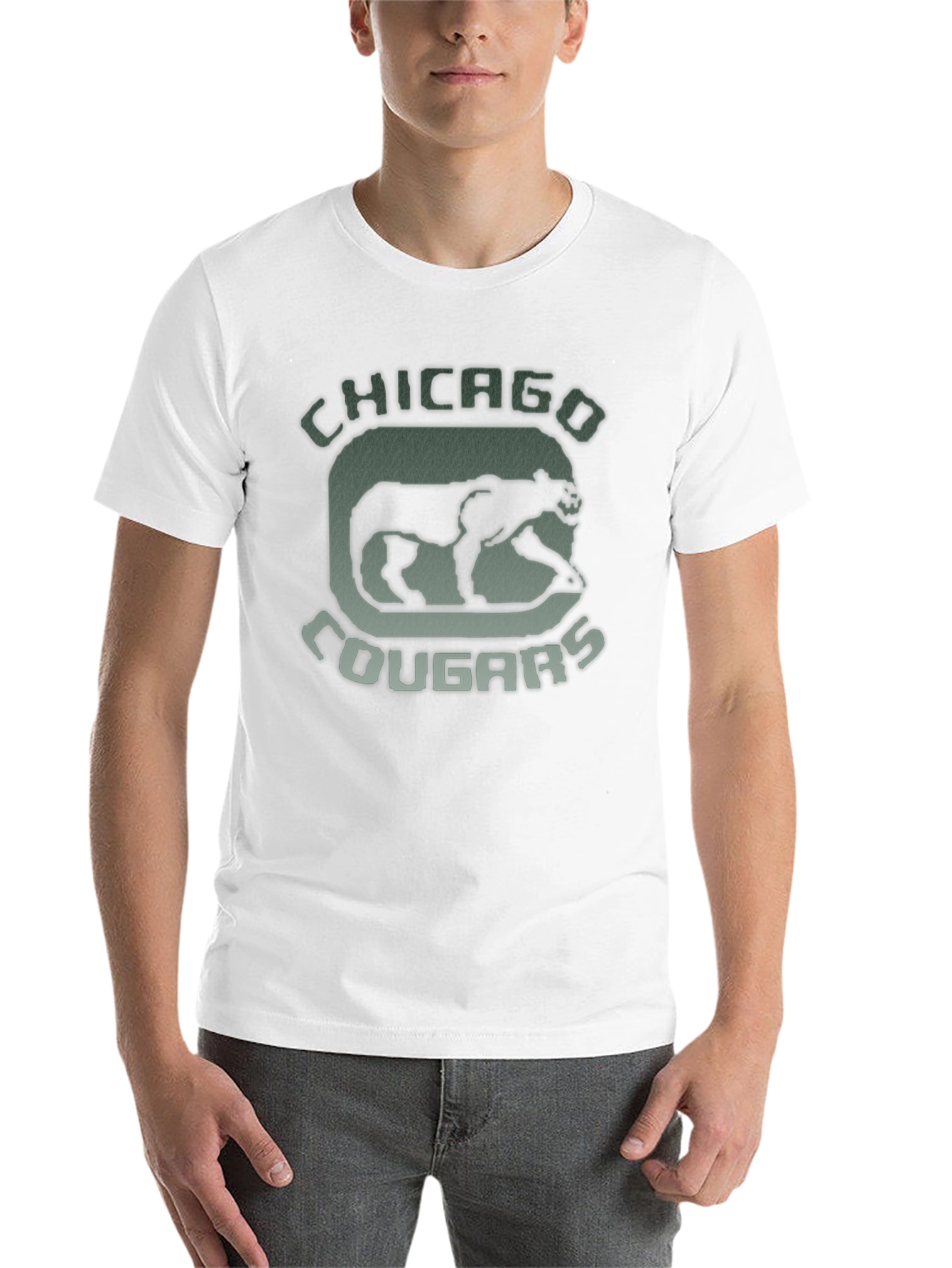 Black Chicago Cougars Vintage Graphic Tee view 14