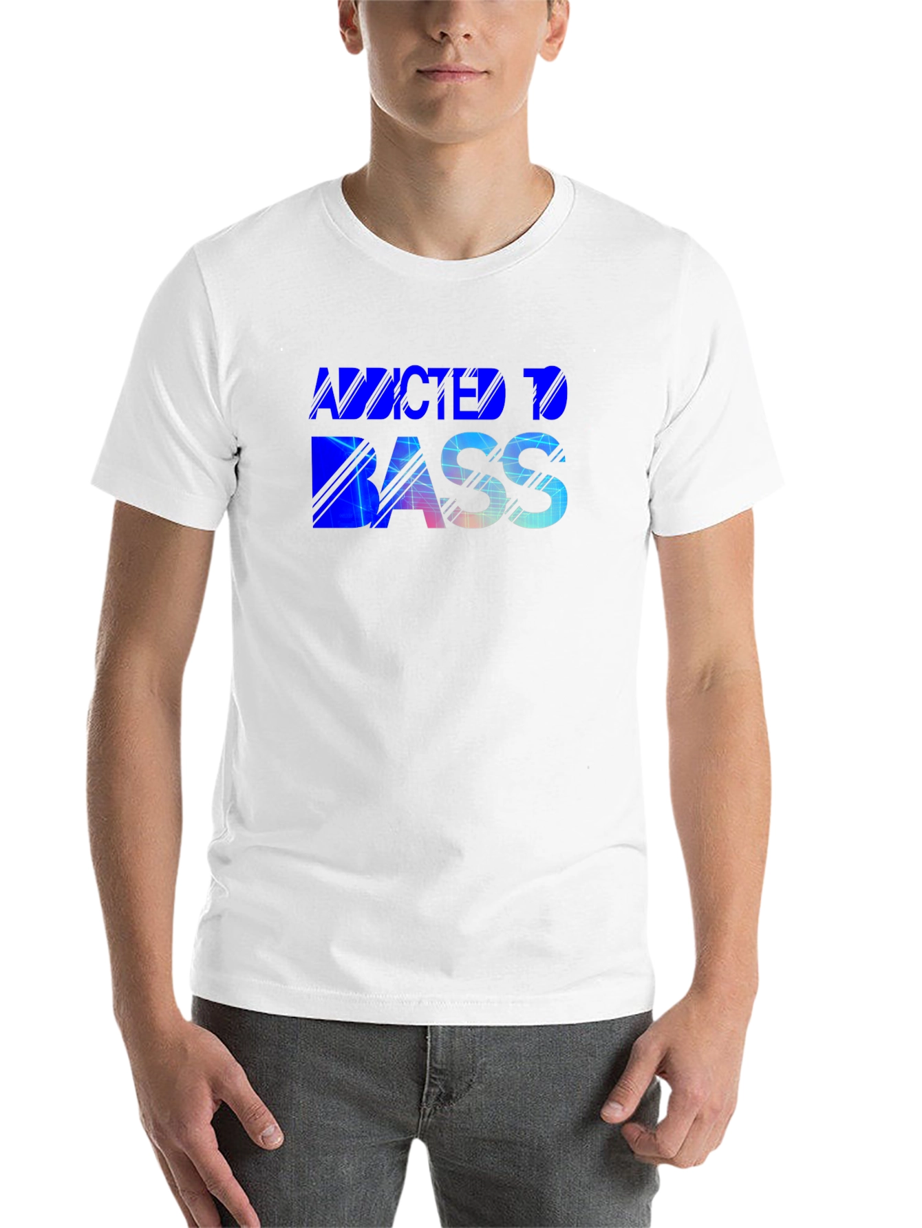 Black Addicted To Bass Graphic Tee view 14