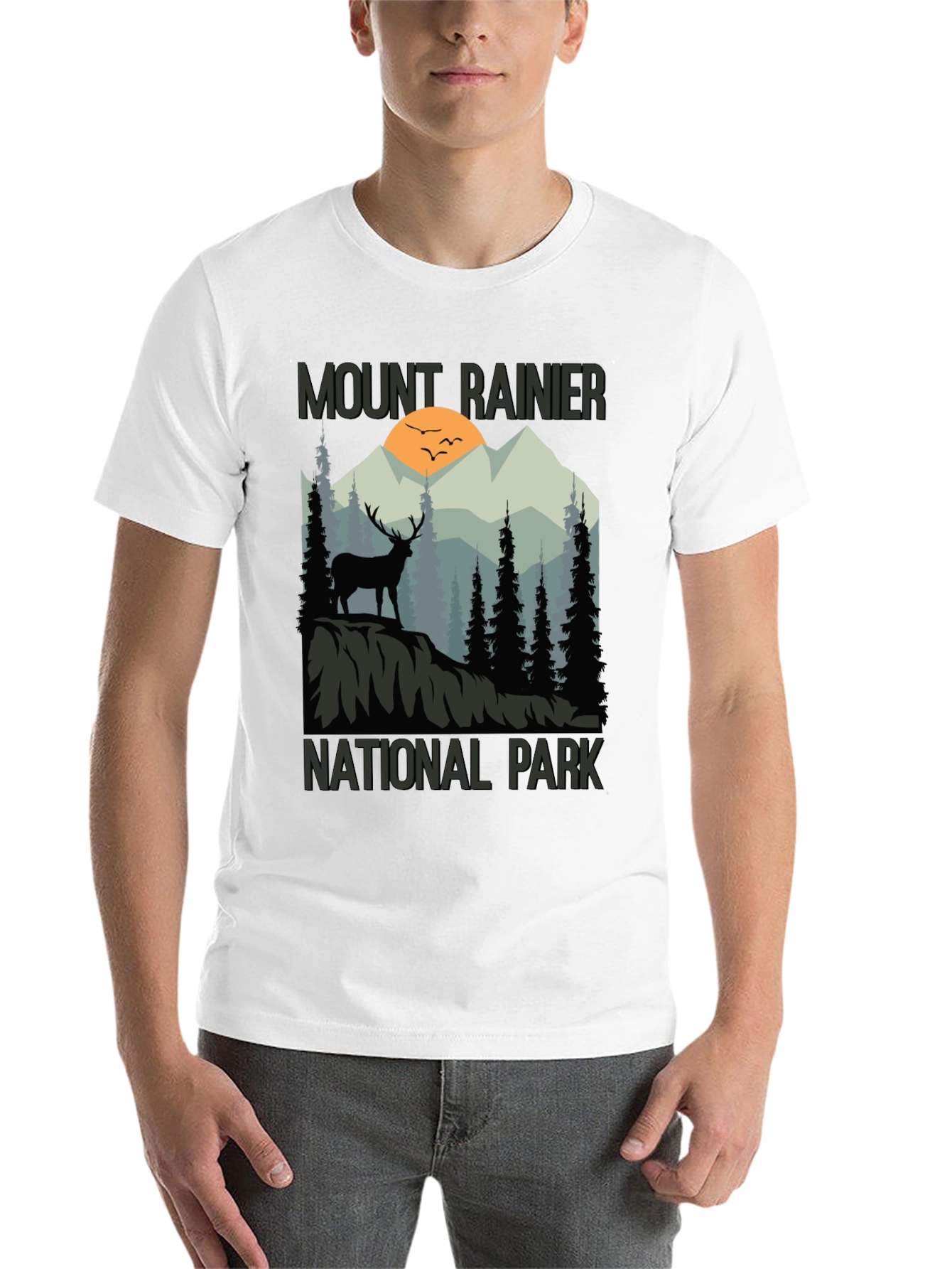 Mount Rainier National Park Graphic T-Shirt - 14