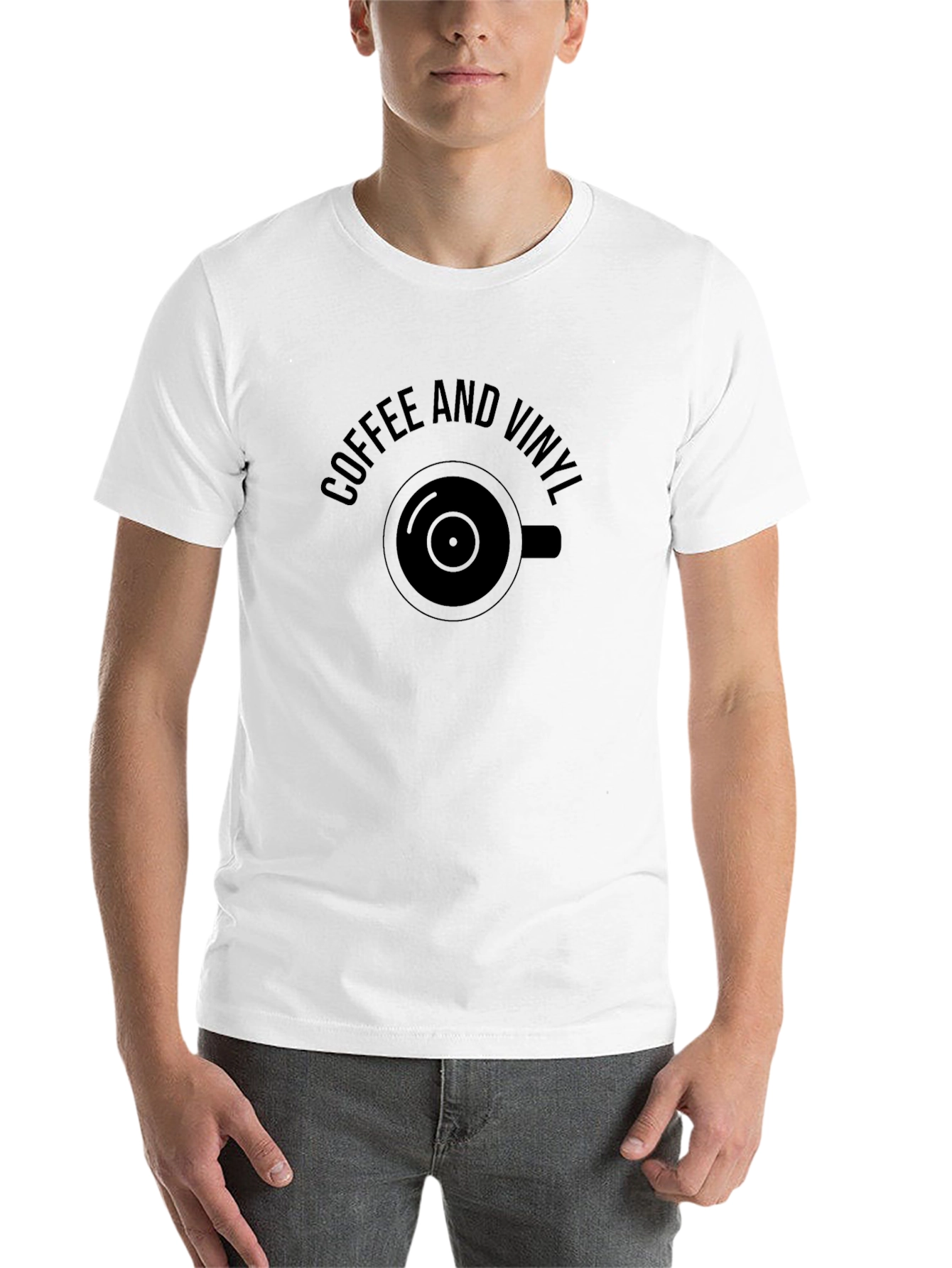 Black Coffee and Vinyl Graphic Tee view 14