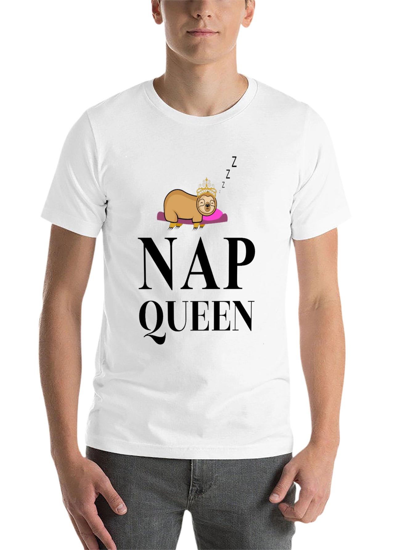 Black Nap Queen Sloth T-Shirt view 14