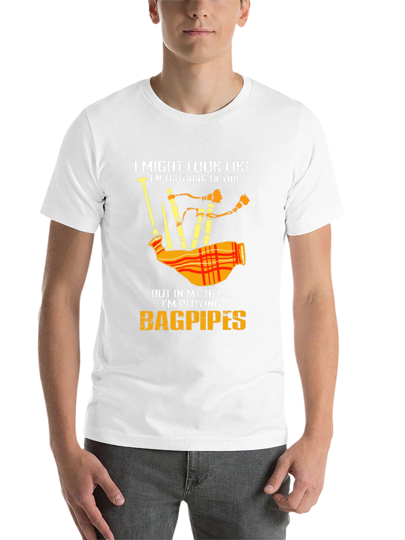 Black Bagpipes T-Shirt - Musician Tee view 14