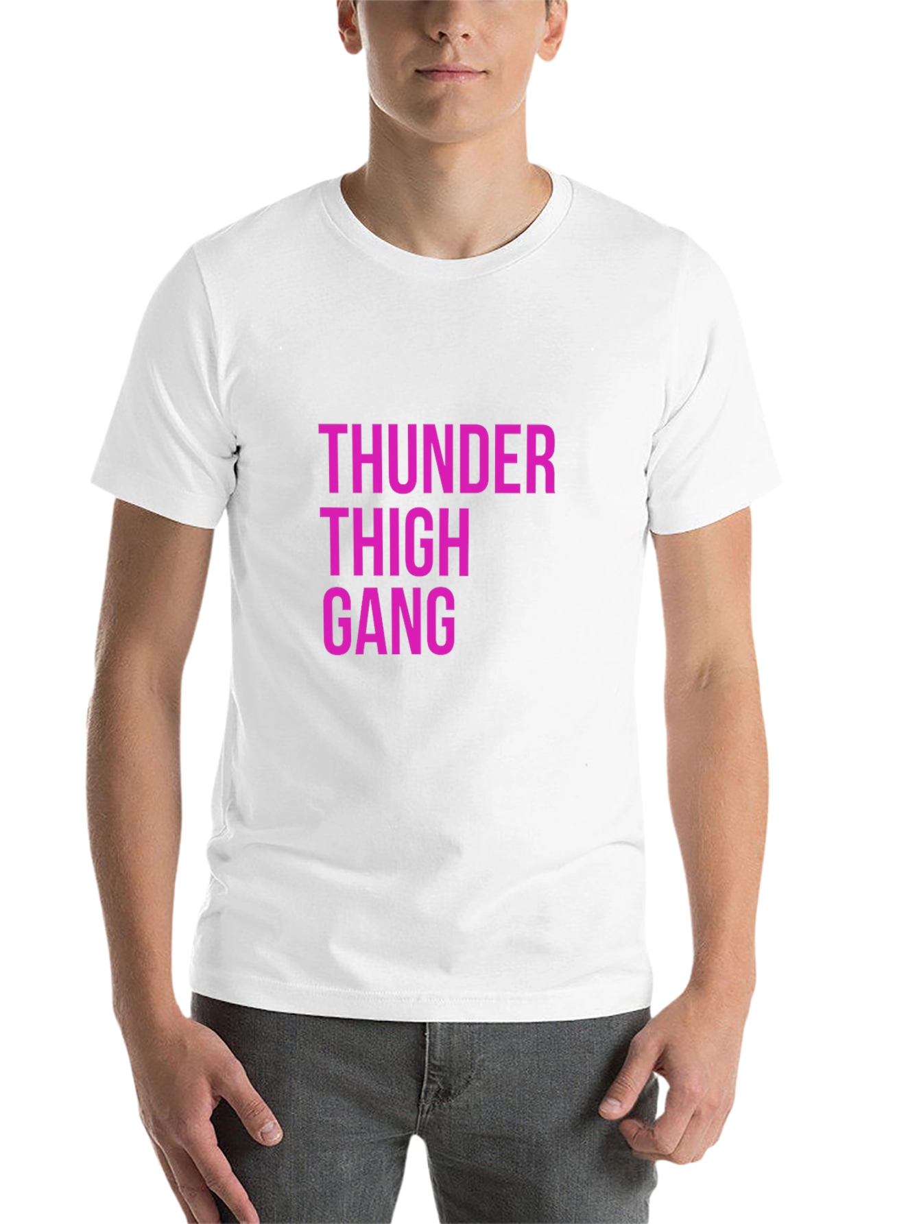 Black Thunder Thigh Gang Graphic Tee view 14