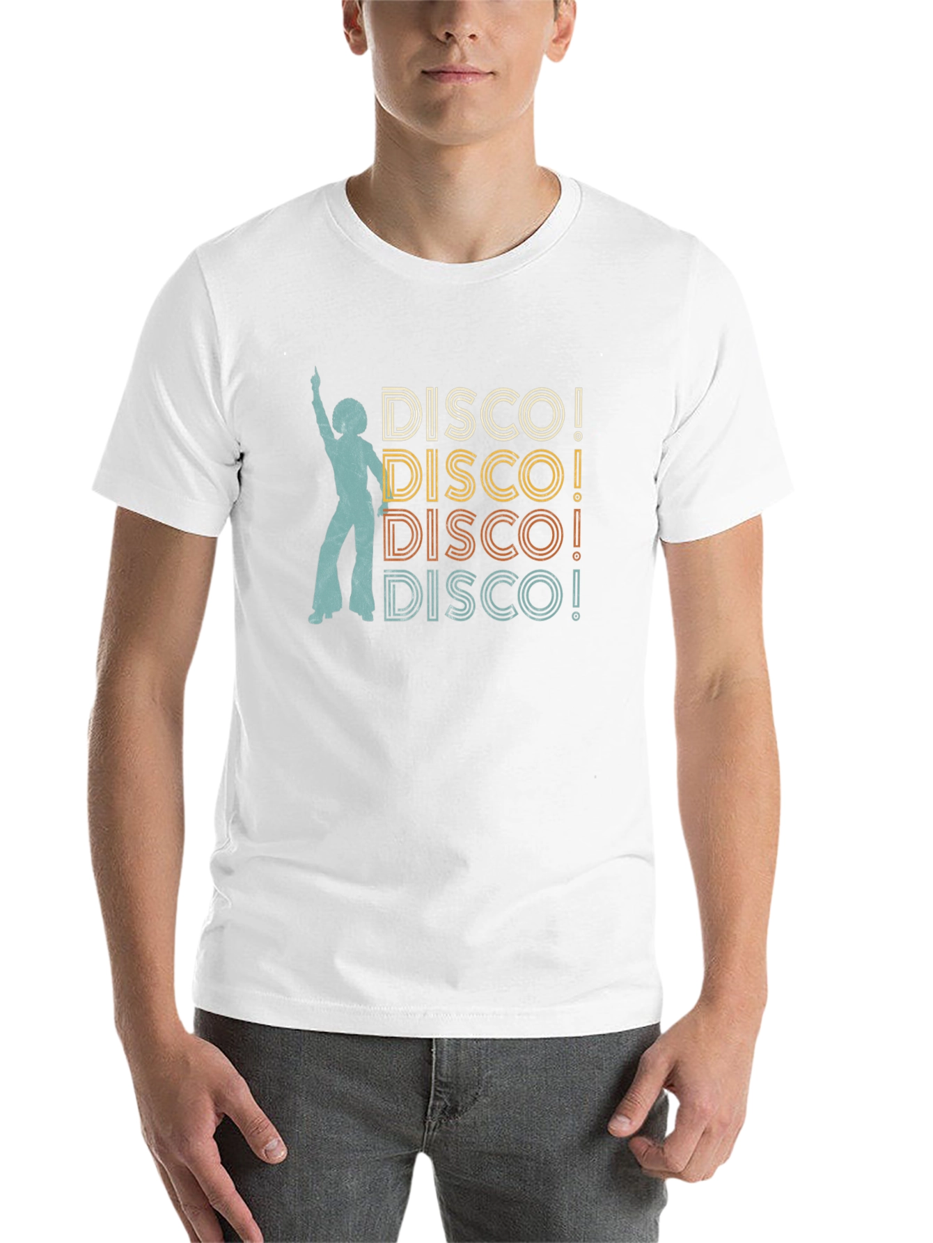 Black Retro Disco T-Shirt view 14