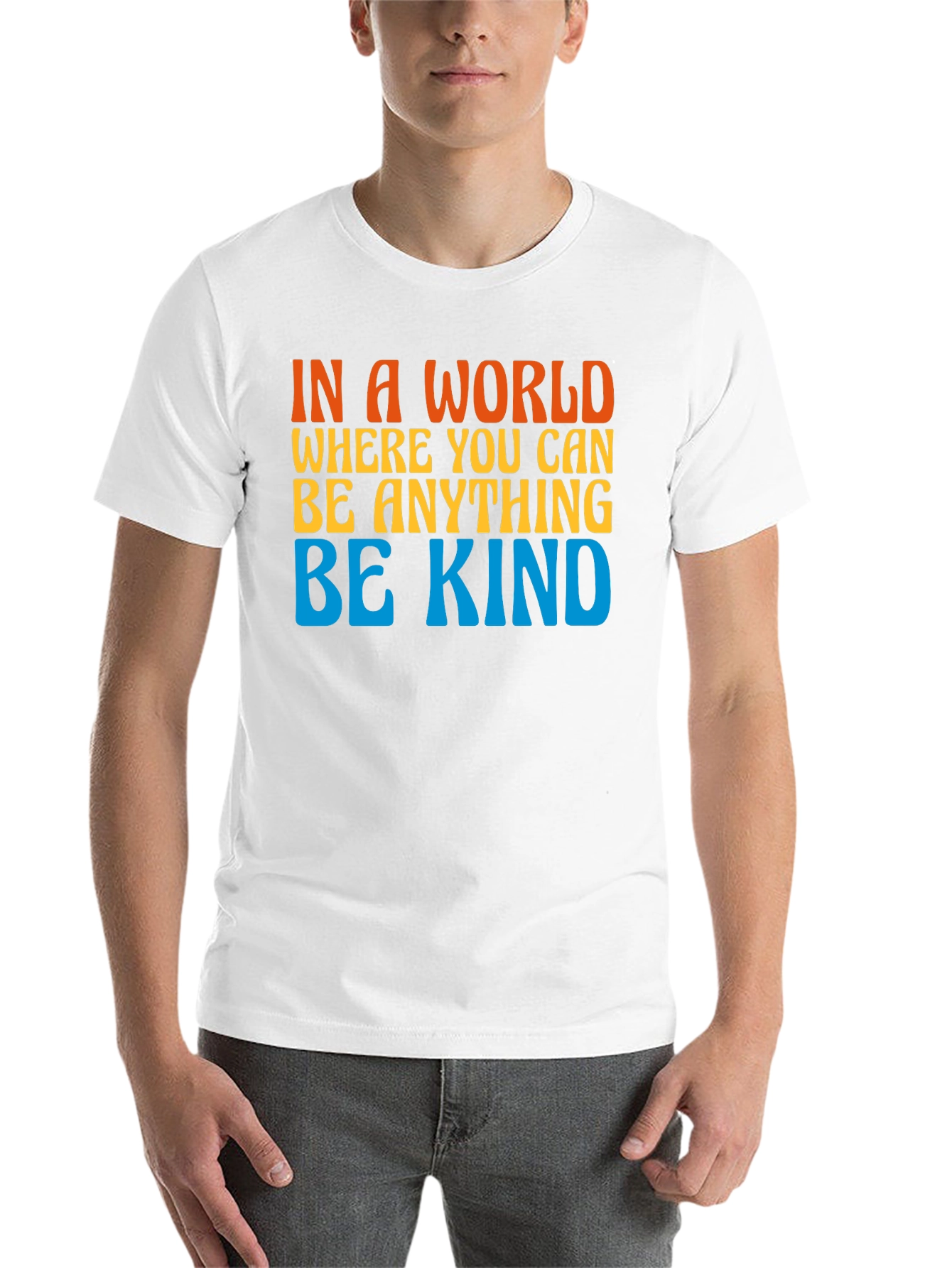 Black Be Kind Graphic T-Shirt - Soft Cotton Blend view 14